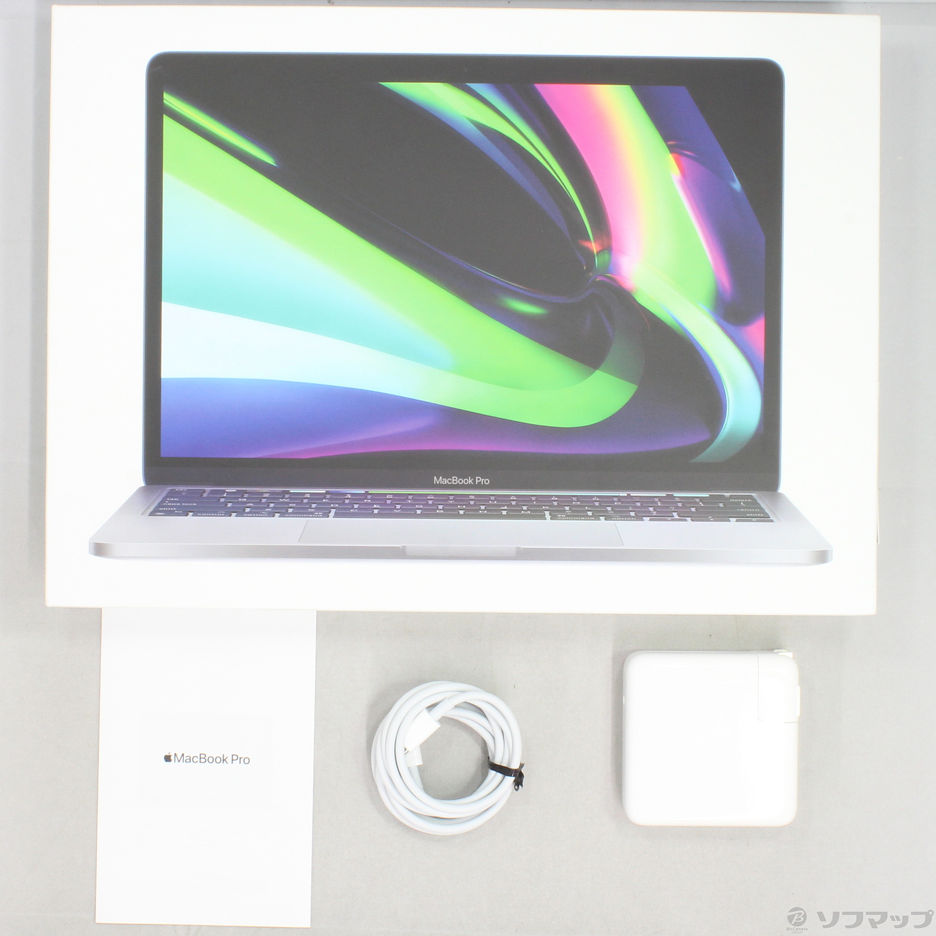 〔展示品〕 MacBook Pro 13.3-inch Late 2020 MYD82J／A Apple M1 8コアCPU_8コアGPU 8GB  SSD256GB スペースグレイ 〔macOS v11.1〕