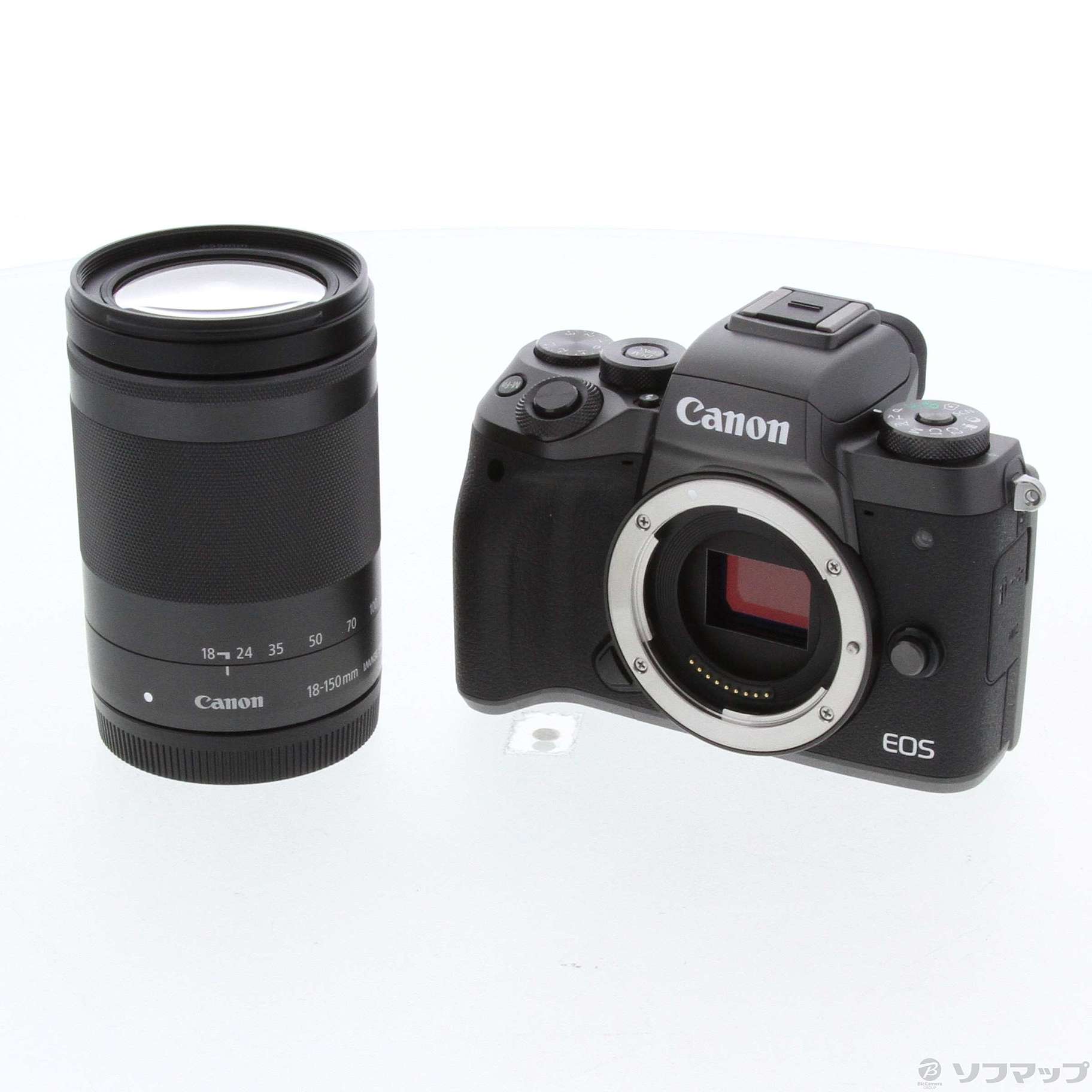 中古】EOS M5 EF-M 18-150 IS STM レンズキット ブラック (2420万画素 ...