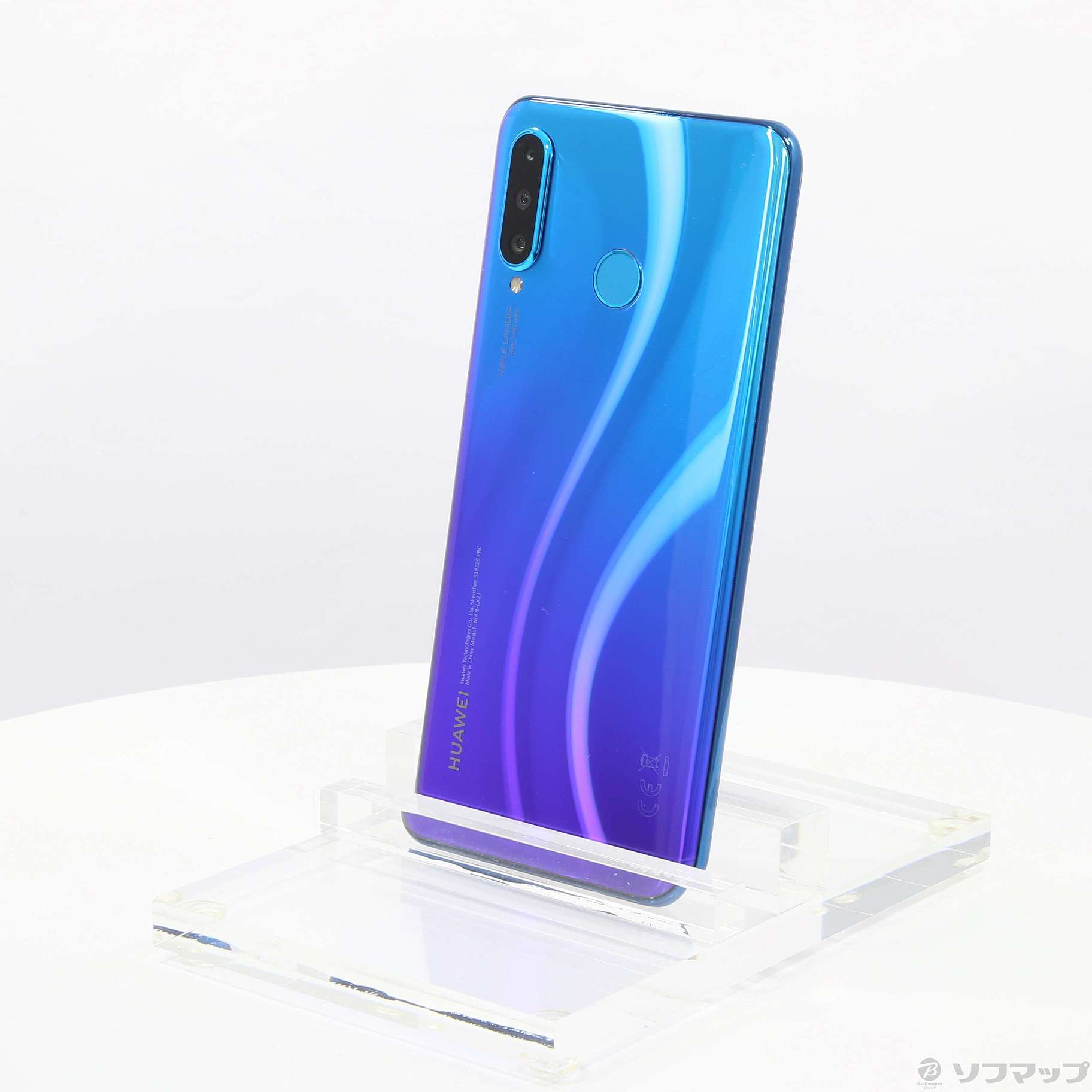 中古】HUAWEI P30 lite 64GB ピーコックブルー HWSEC1 Y!mobile