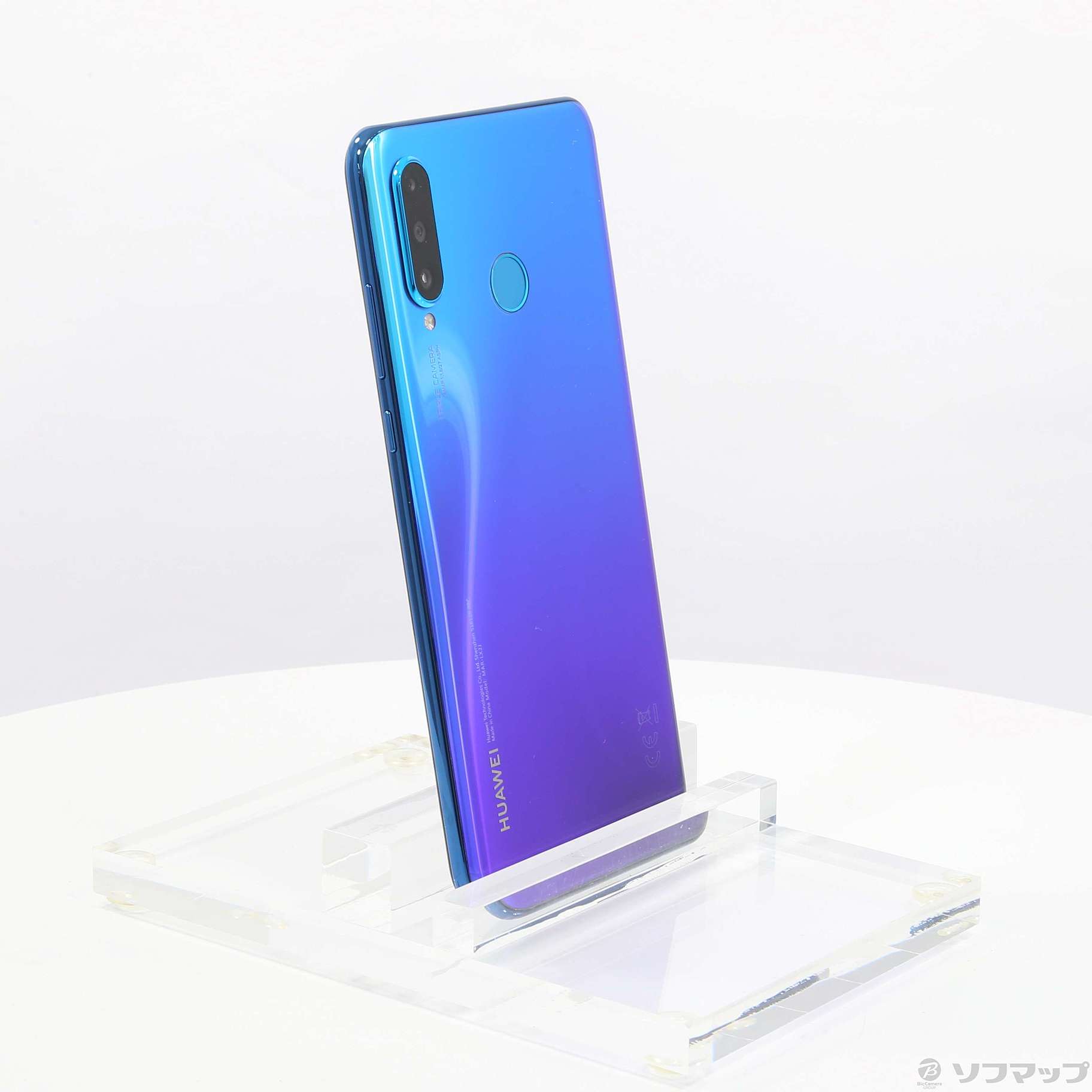 中古】HUAWEI P30 lite 64GB ピーコックブルー HWSEC1 Y!mobile