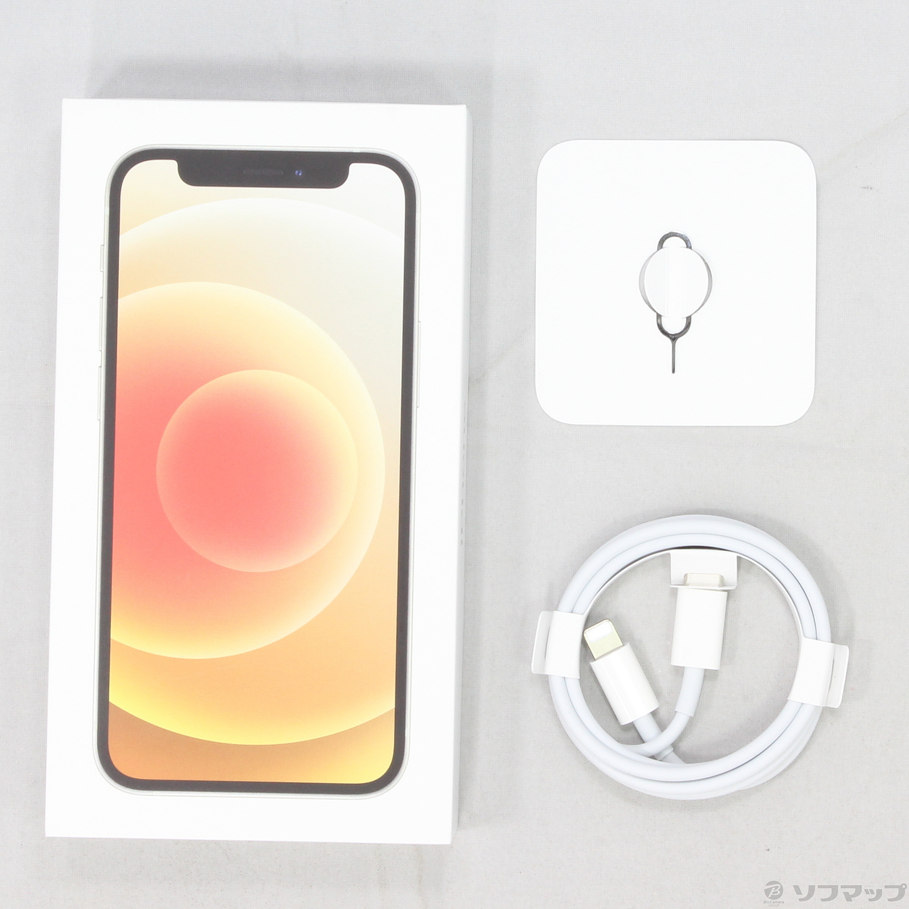 中古】iPhone12 mini 64GB ホワイト MGA63J／A SIMフリー