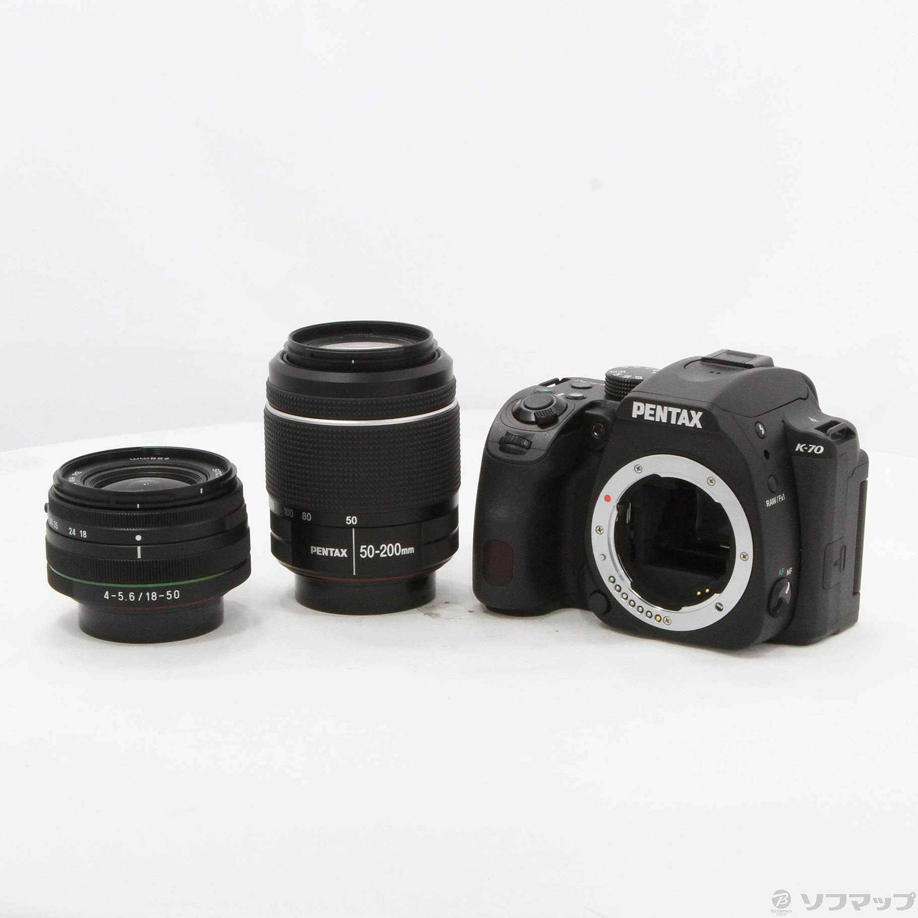 PENTAX K-70 中古美品　完動品　レンズ2本付き デジタルカメラ 全国、送料無料