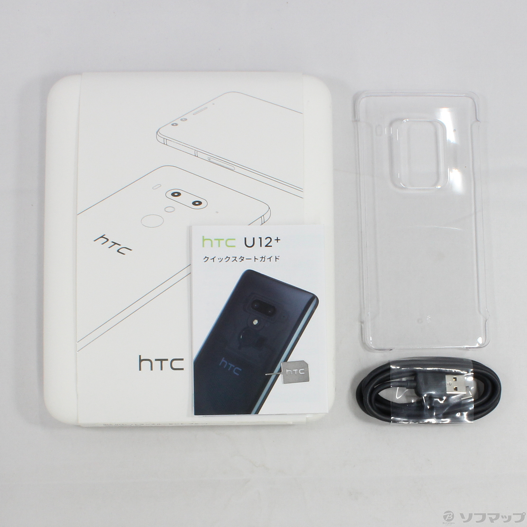 HTC U12+ 128GB トランスルーセントブルー 99hapa005-00 SIMフリー