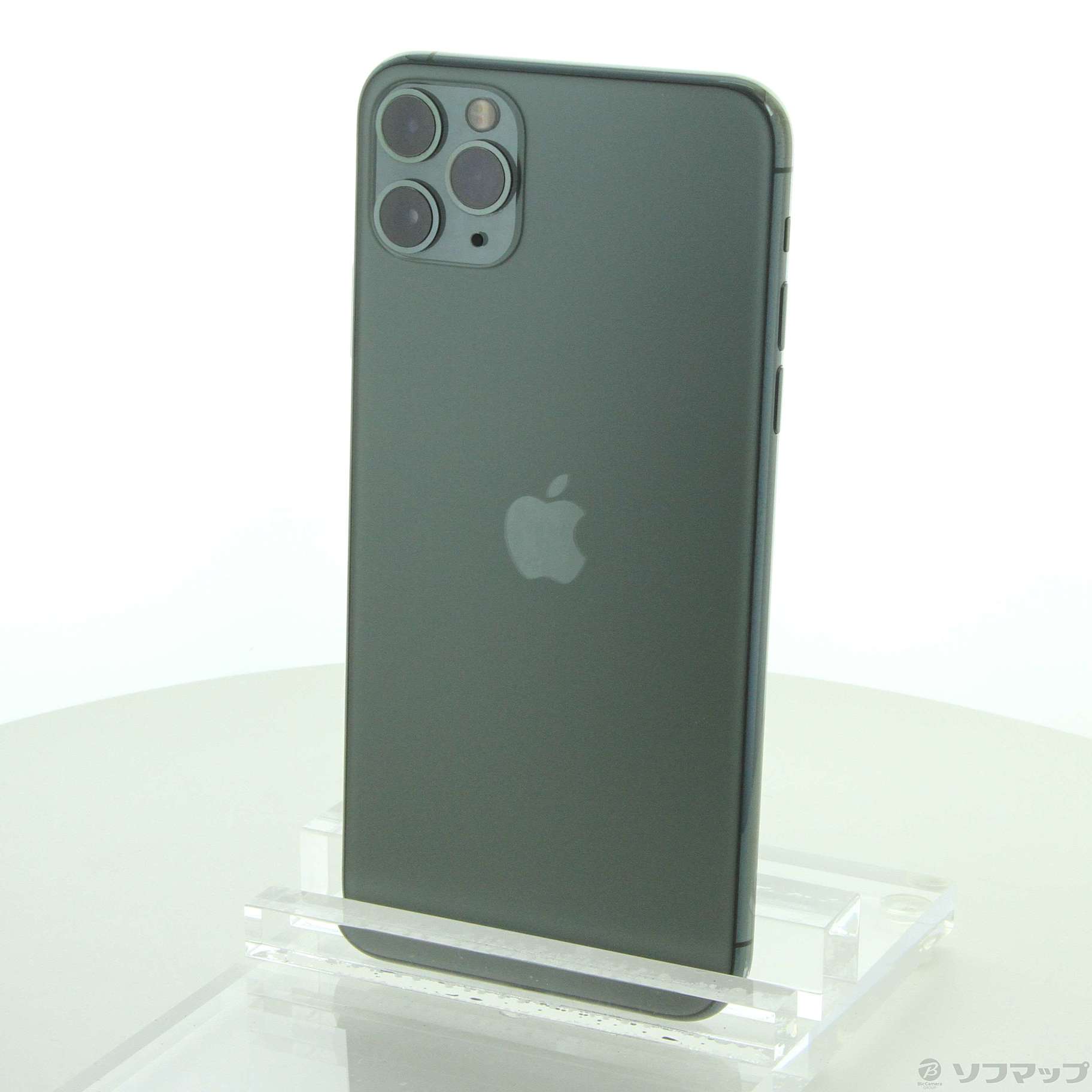 中古】iPhone11 Pro Max 512GB ミッドナイトグリーン MWHR2J／A SIM