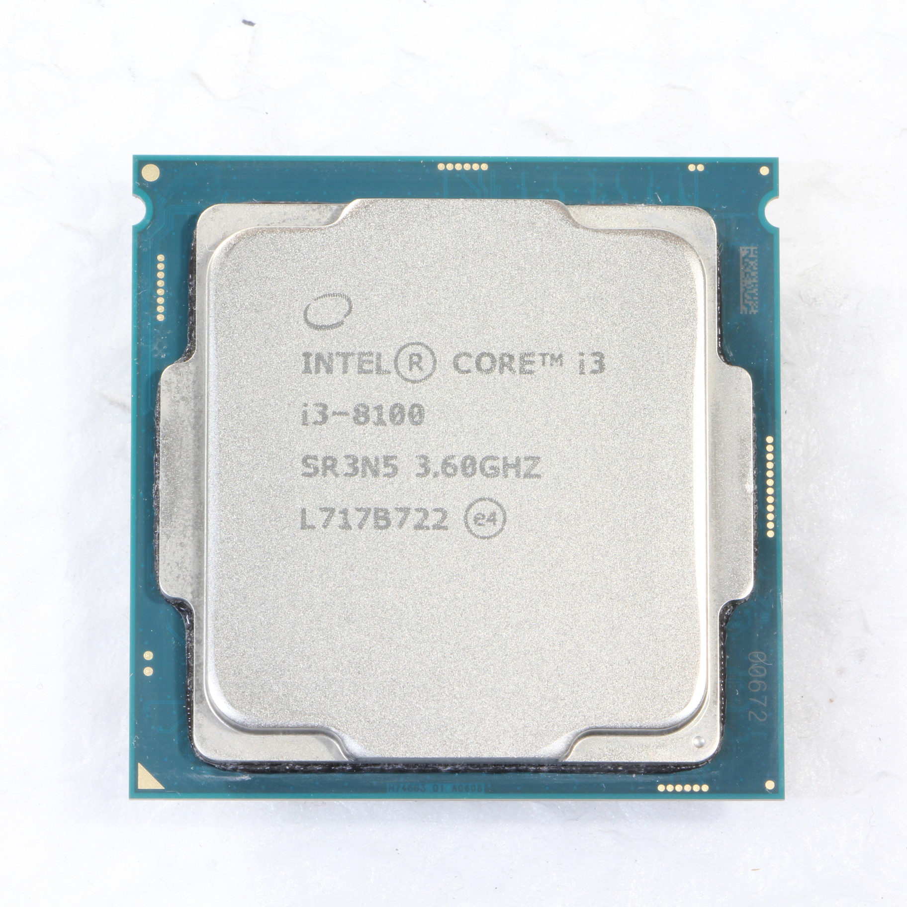 Core i3 8100 〔3.6GHz／LGA 1151〕