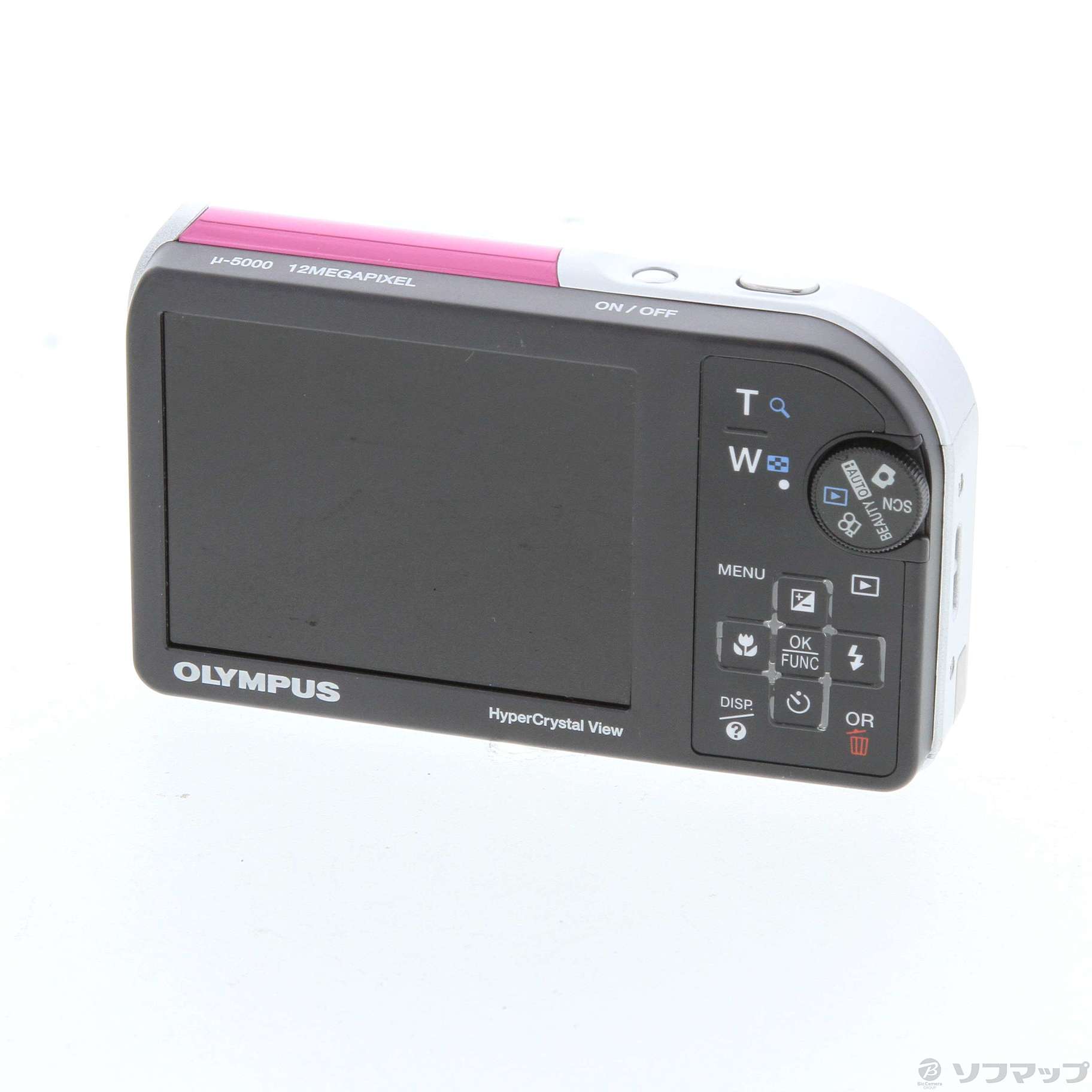 OLYMPUS オリンパス μ5000 1200万画素 5倍 ピンク