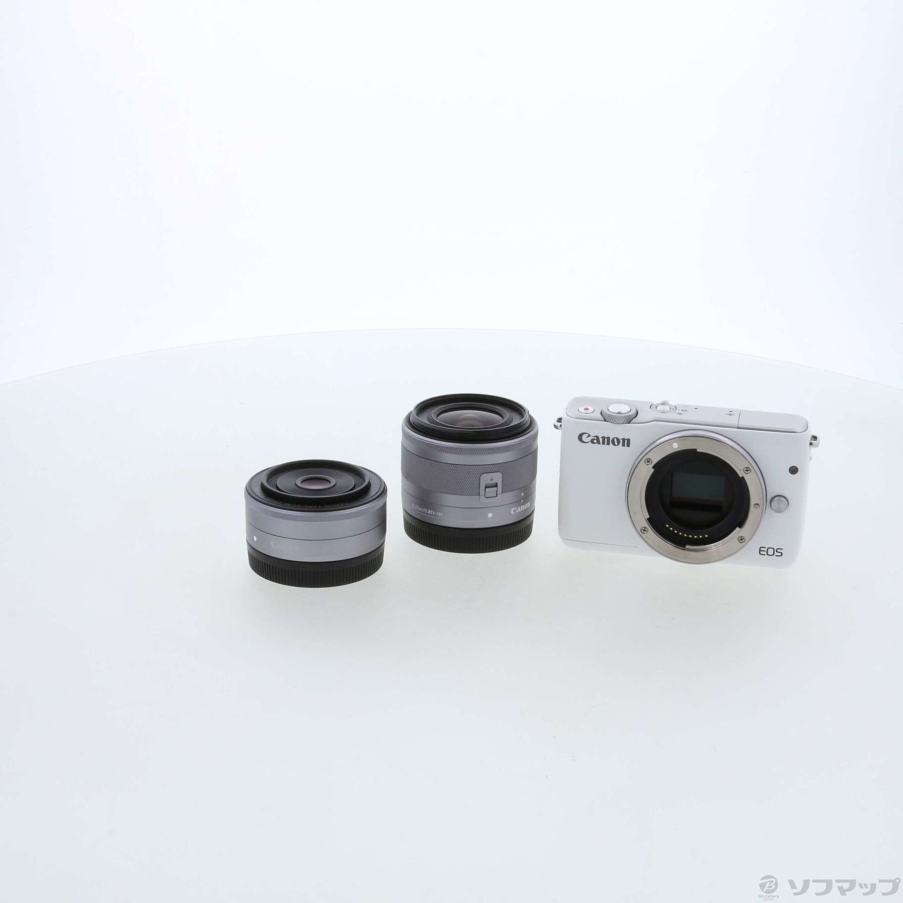 中古】EOS M10 ダブルレンズキット ホワイト ◇08/04(水)値下げ