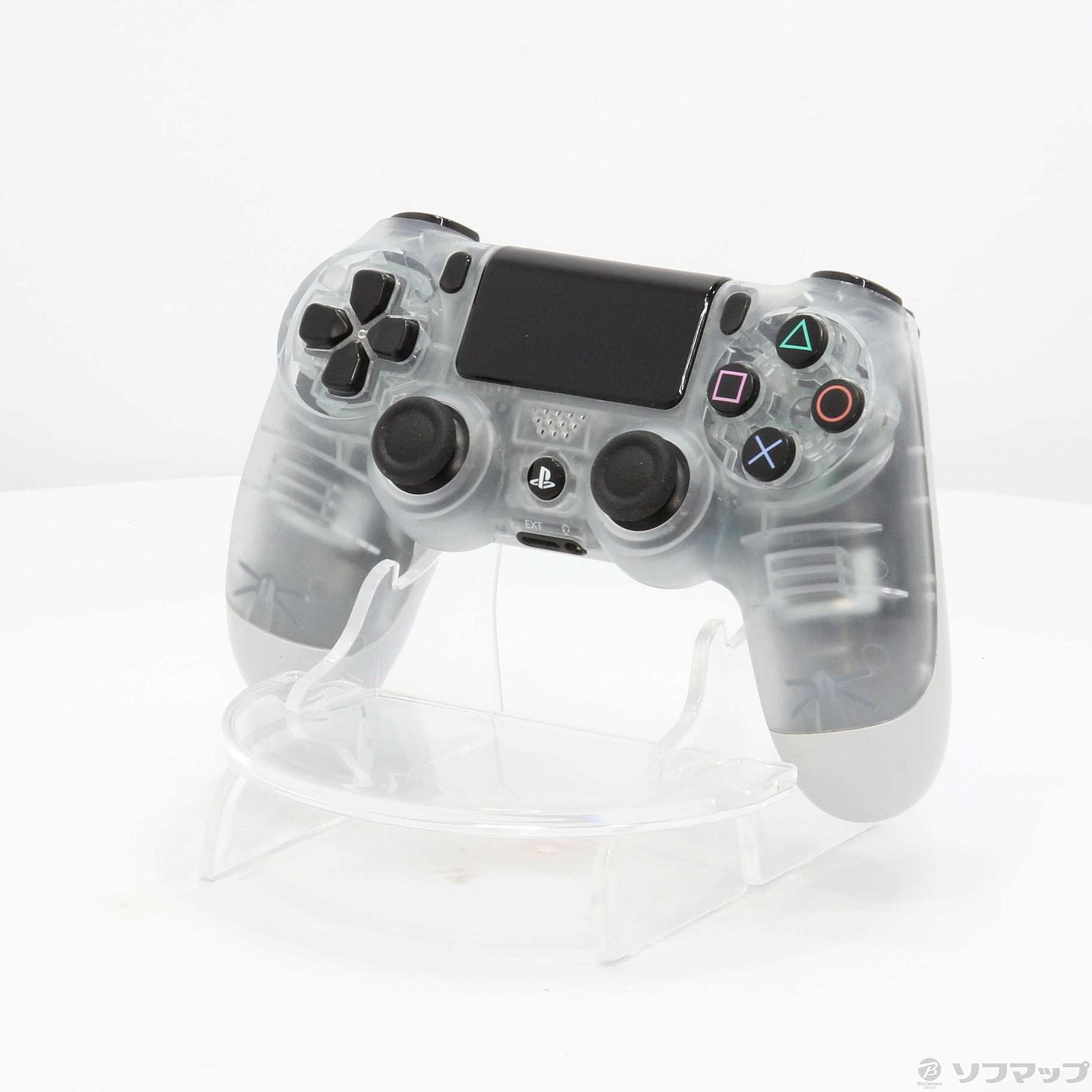 中古】ワイヤレスコントローラー(DUALSHOCK 4) クリスタル [2133031075735] - リコレ！|ビックカメラグループ  ソフマップの中古通販サイト