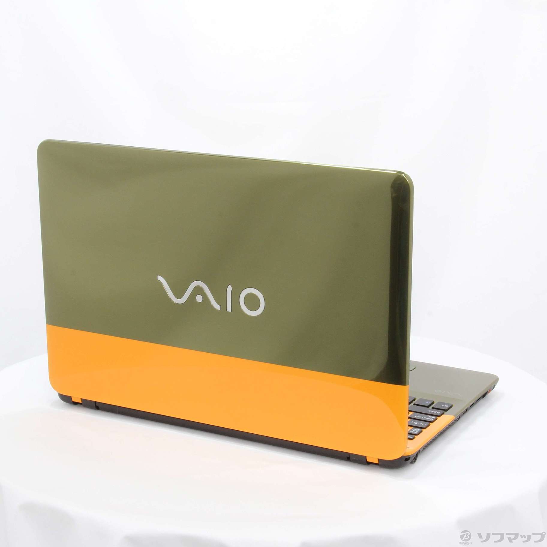 中古】格安安心パソコン VAIO C15 VJC151C11N オレンジ／カーキ