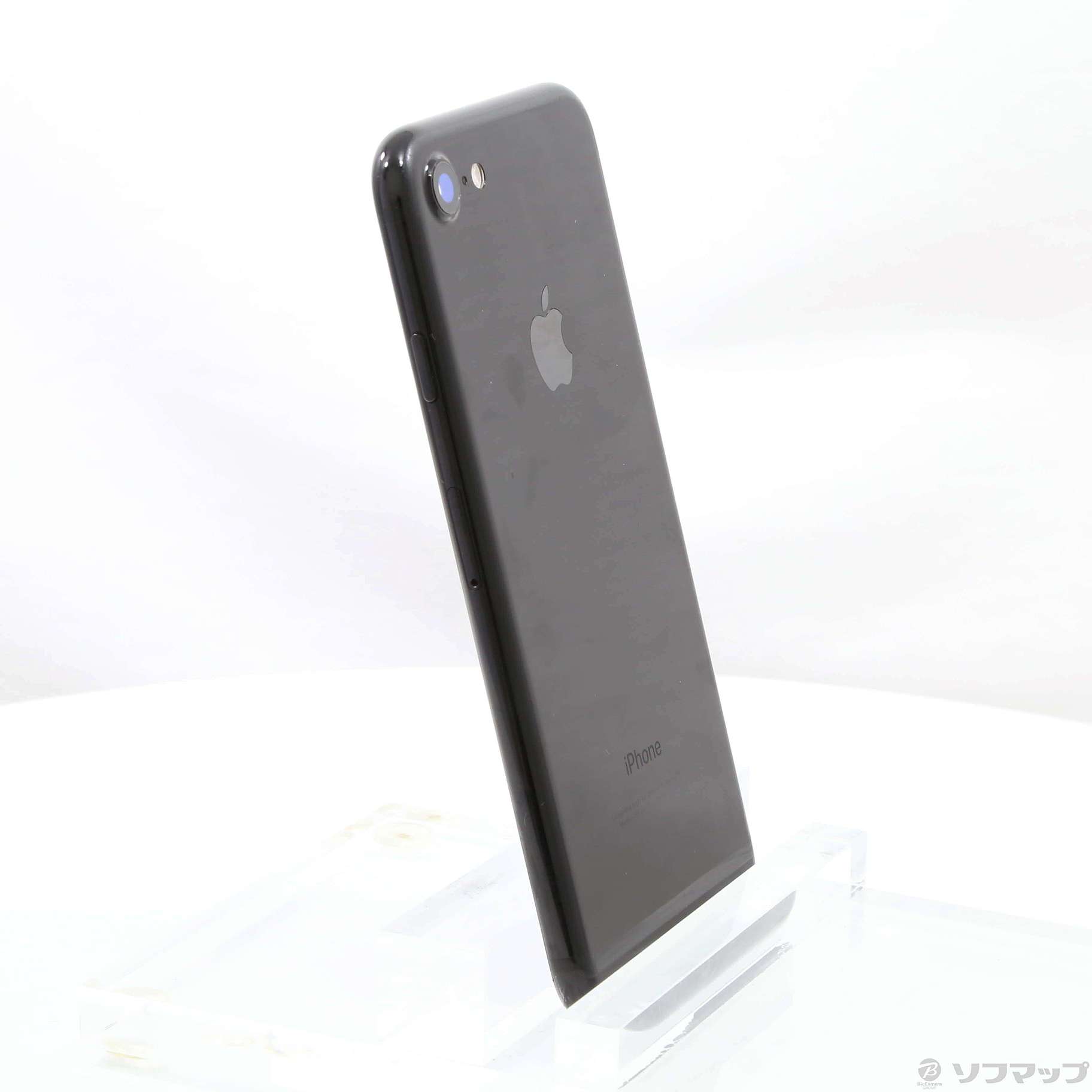 中古】iPhone7 128GB ジェットブラック MNCP2J／A SIMフリー