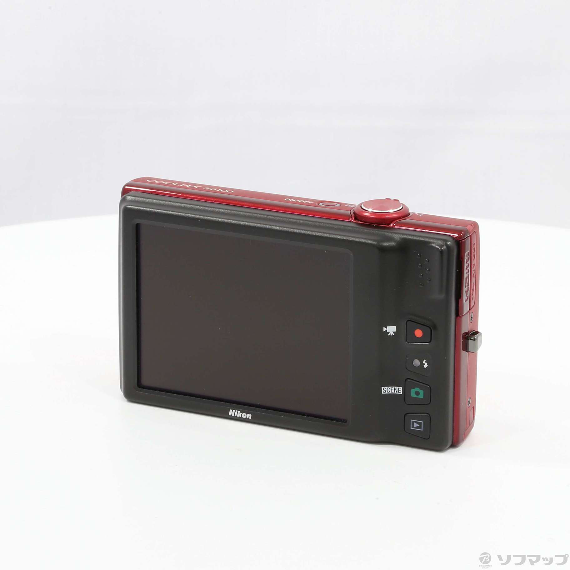 中古】COOLPIX S6100 スーパーレッド [2133031085932] - リコレ