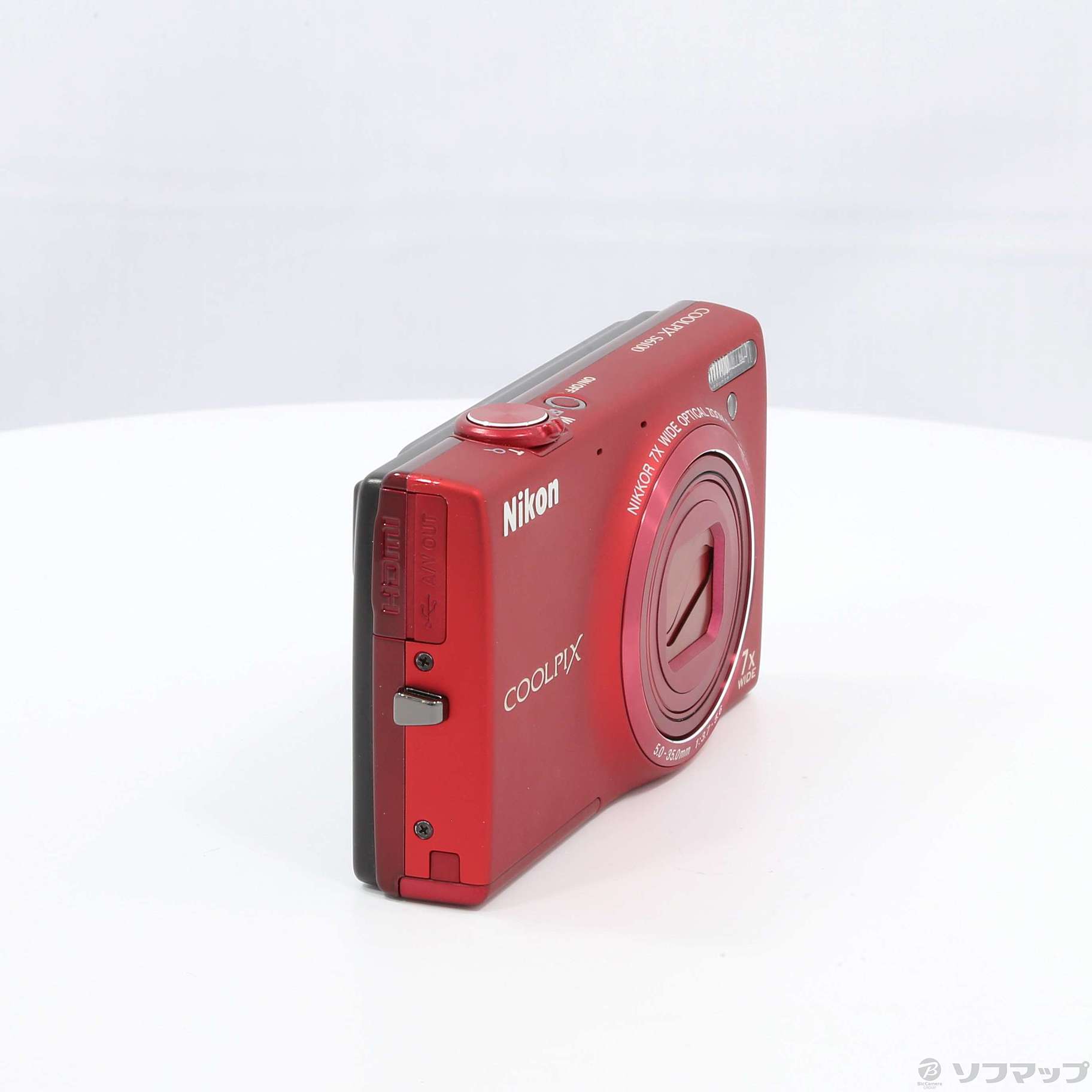 中古】COOLPIX S6100 スーパーレッド [2133031085932] - リコレ