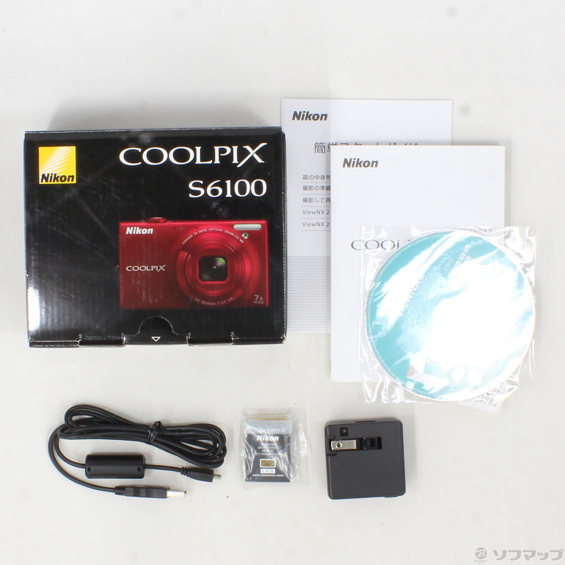 COOLPIX S6100 スーパーレッド