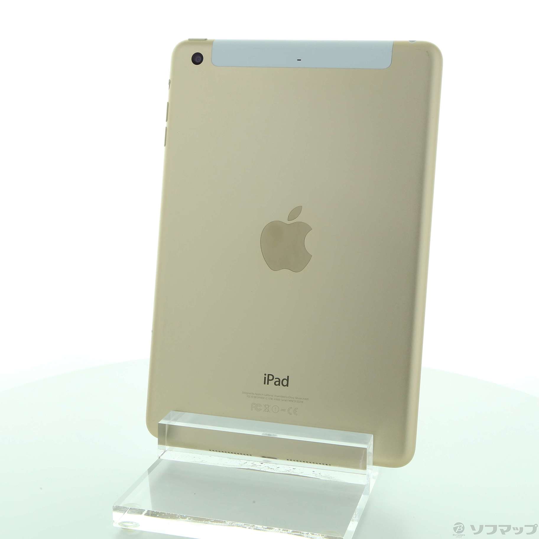 中古 Ipad Mini 3 128gb ゴールド Mgyu2j A Simフリー リコレ ソフマップの中古通販サイト