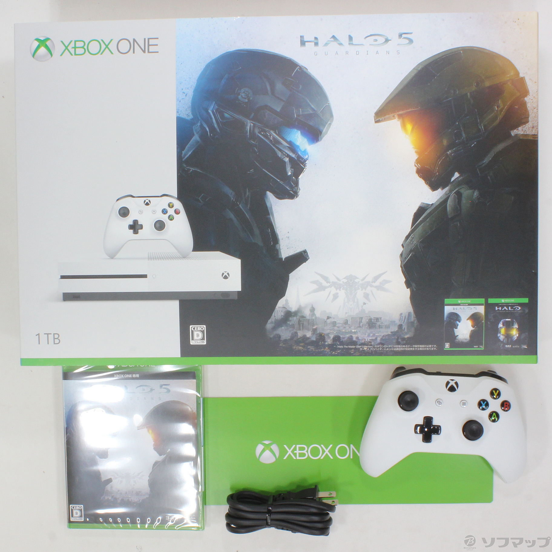 Xbox One S 1TB (コントローラー×2) + HALO 5