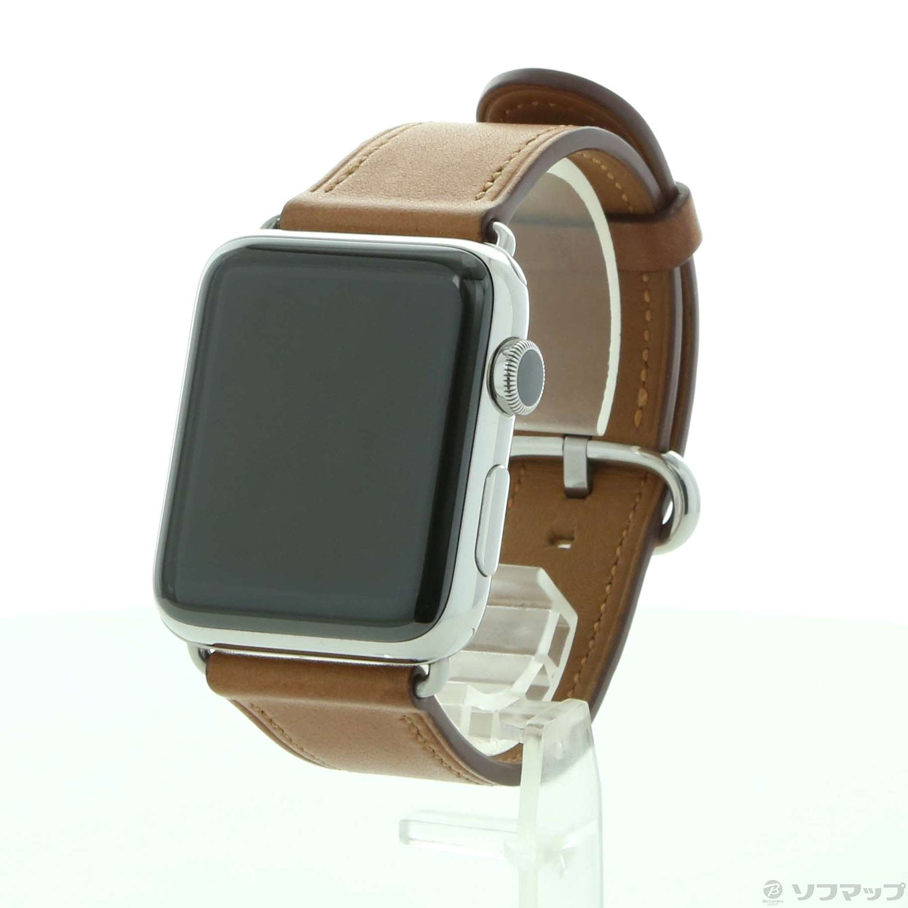 中古 Apple Watch Series 2 42mm ステンレススチールケース サドルブラウンクラシックバックル 02 10 水 新入荷 リコレ ソフマップの中古通販サイト