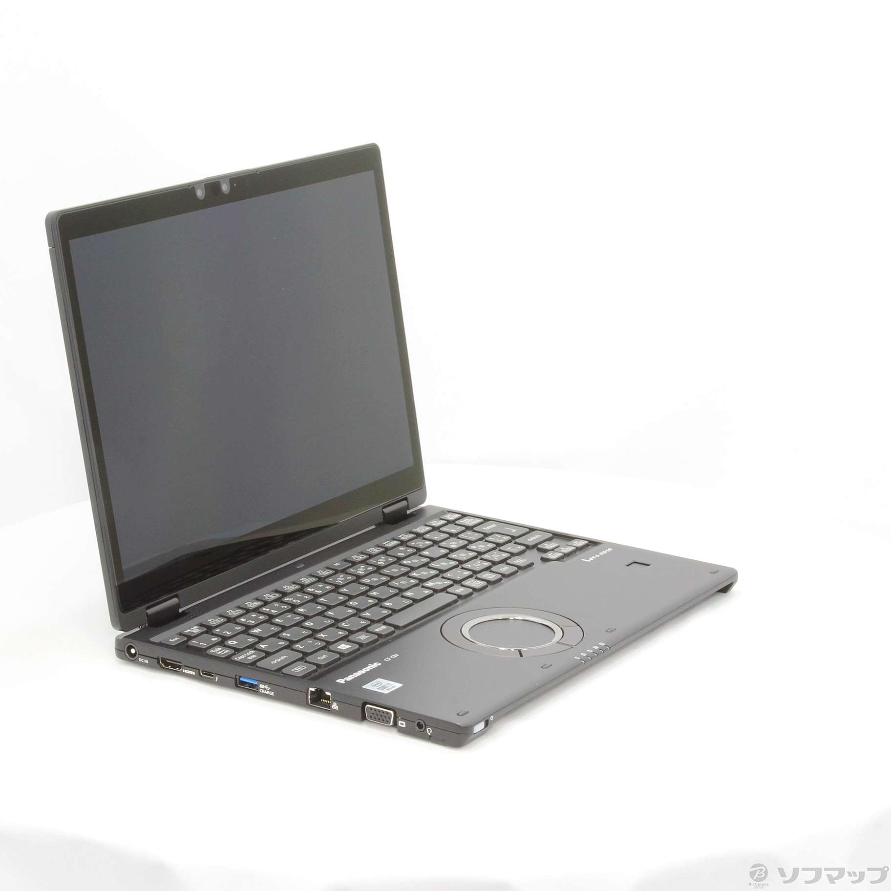 中古】〔展示品〕 Lets note QV9 CF-QV9KFNQR ブラック 〔Windows 10 