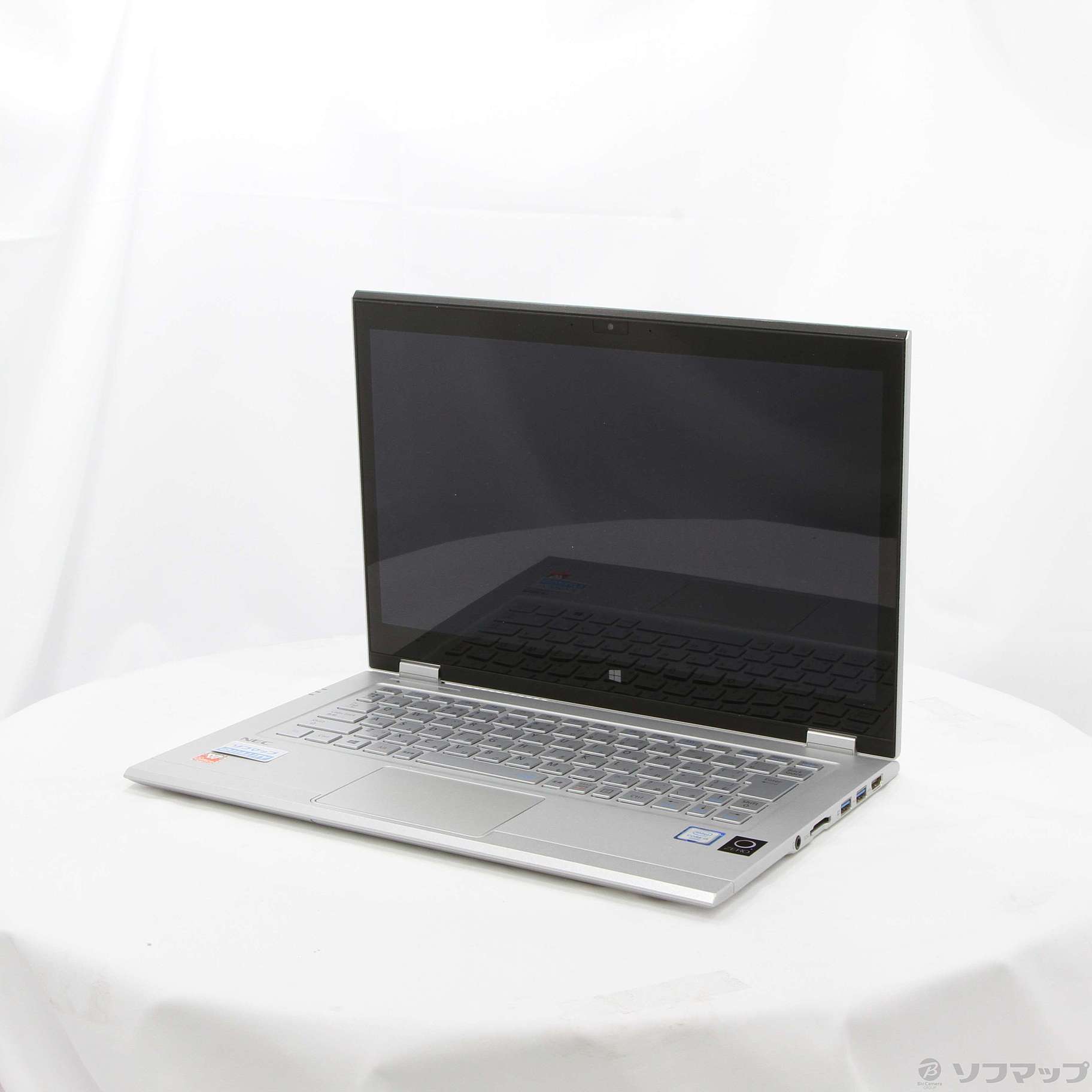 中古】LaVie Hybrid ZERO HZ650／DAS PC-HZ650DAS シルバー 〔Windows 