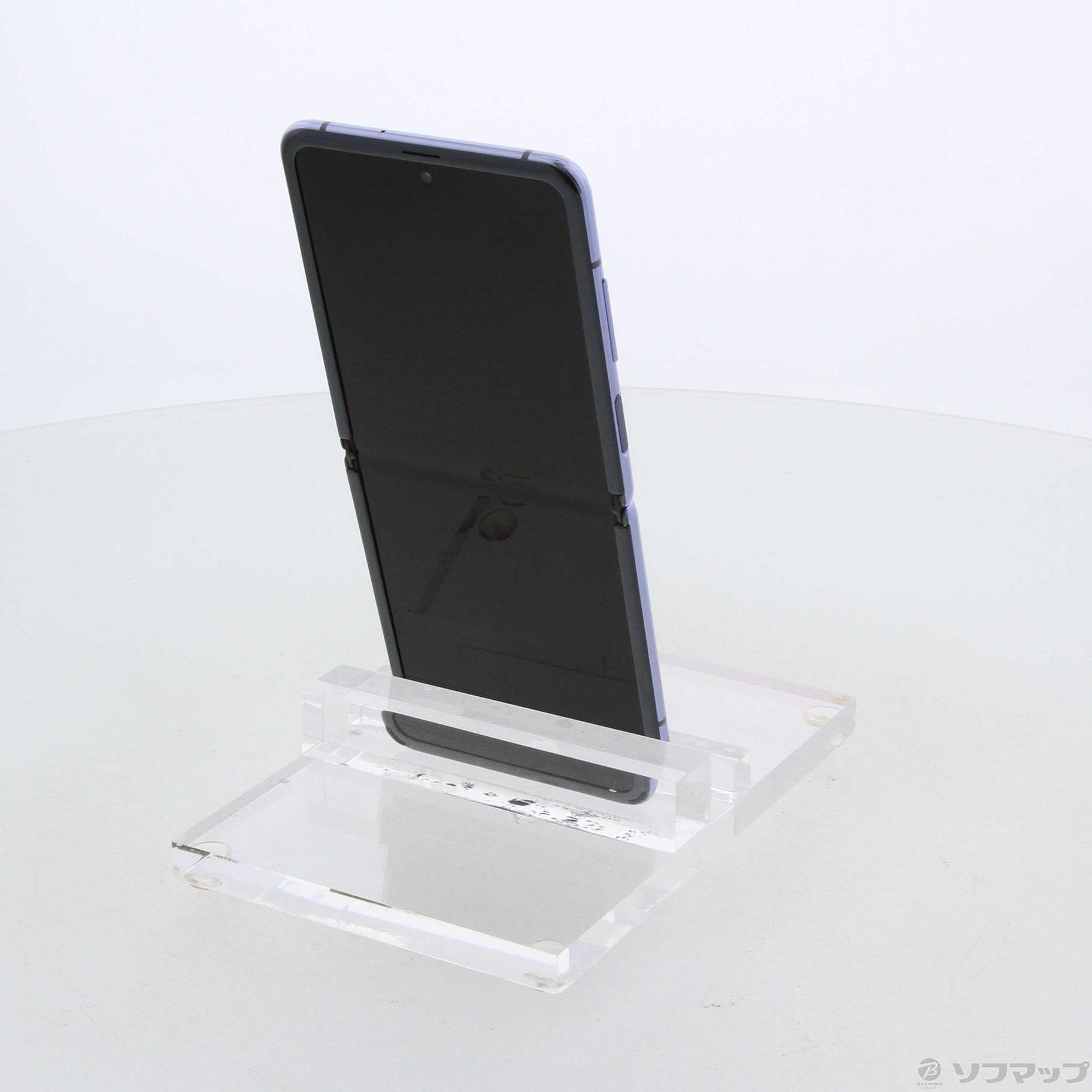 中古】Galaxy Z Flip 256GB ミラーパープル SCV47 auロック解除SIM