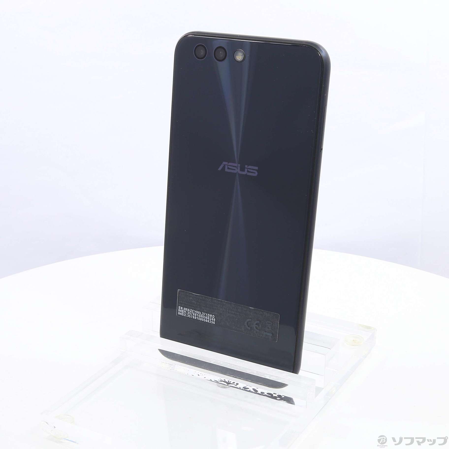 中古】ZenFone 4 64GB ミッドナイトブラック ZE554KL-BK64S6 SIMフリー