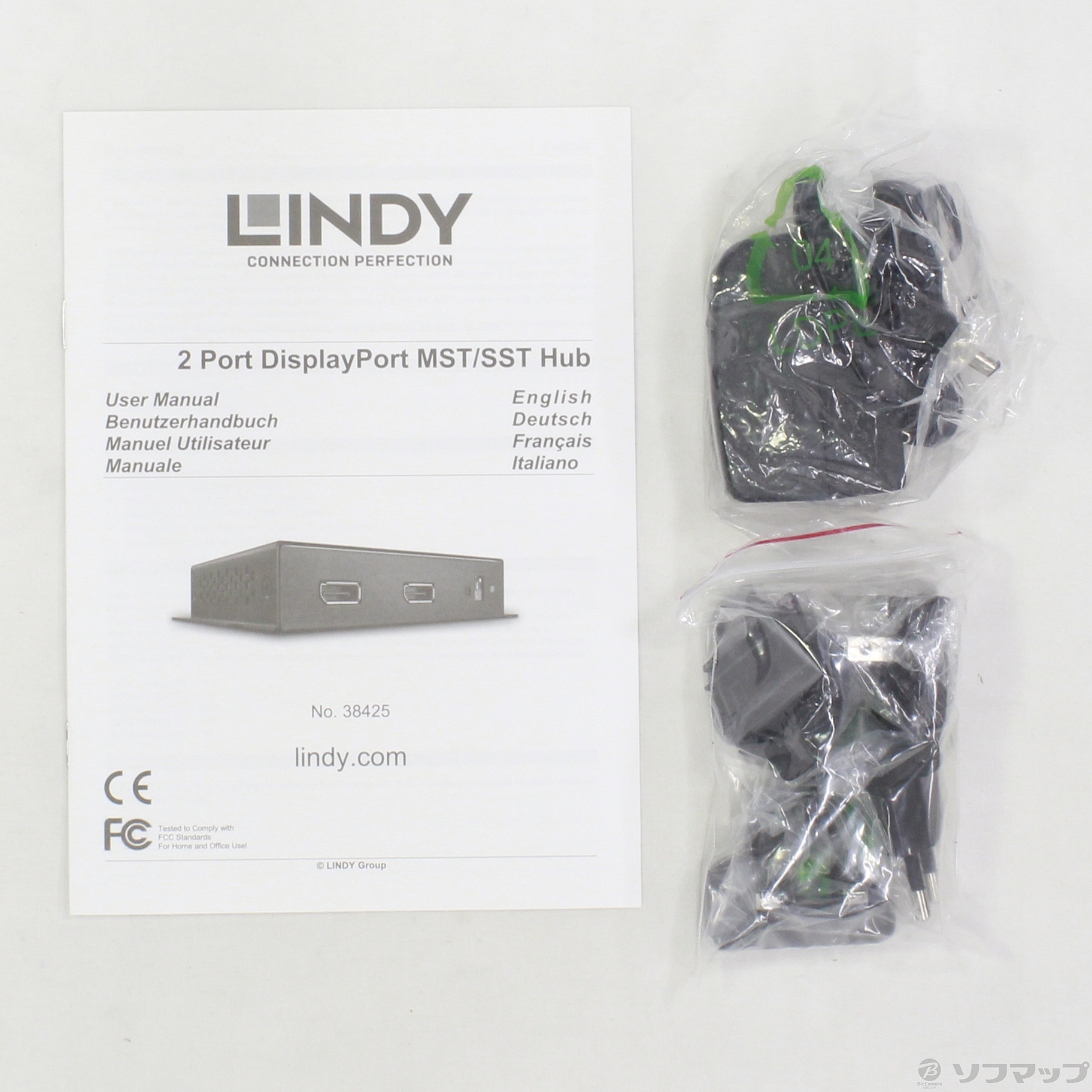 中古】LINDY DisplayPort 1.2 MST／SSTハブ 2ポート [2133031207846