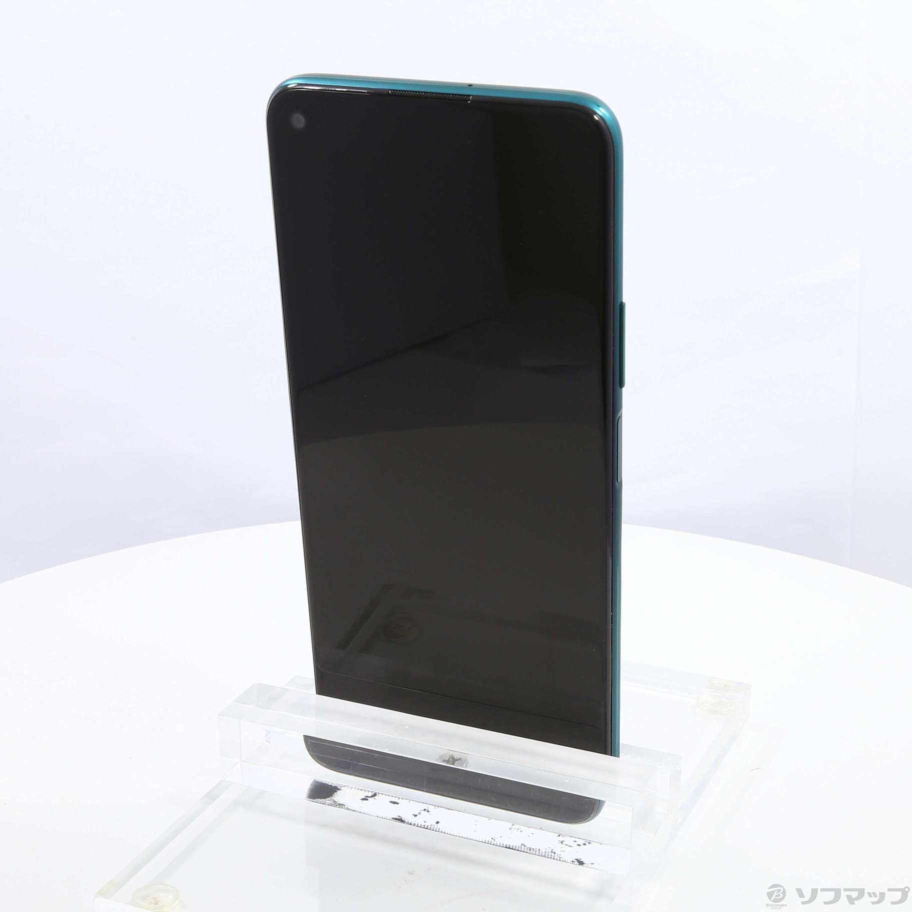 中古】HUAWEI P40 lite 5G 128GB クラッシュグリーン CDY-NX9A SIM