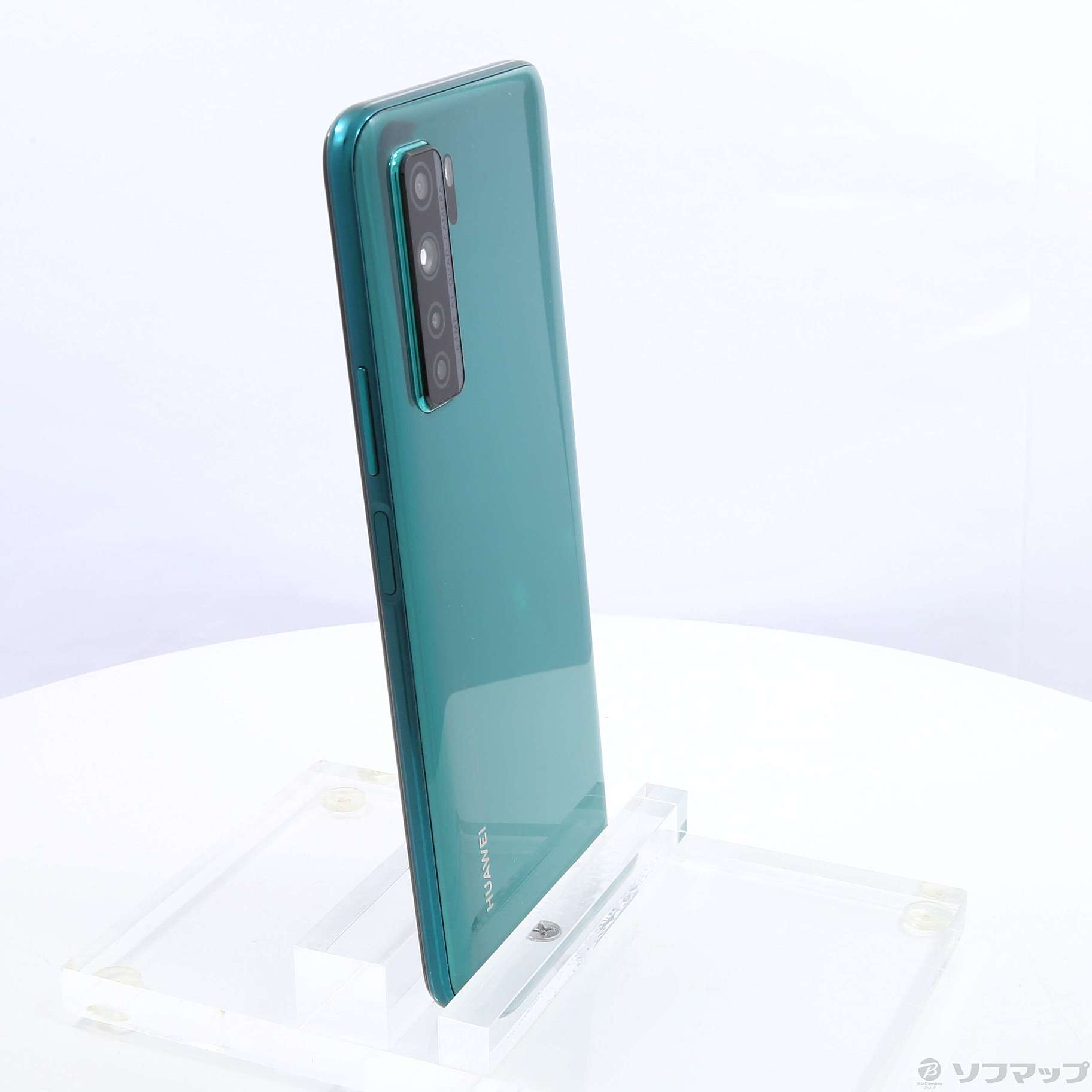 中古】HUAWEI P40 lite 5G 128GB クラッシュグリーン CDY-NX9A SIM