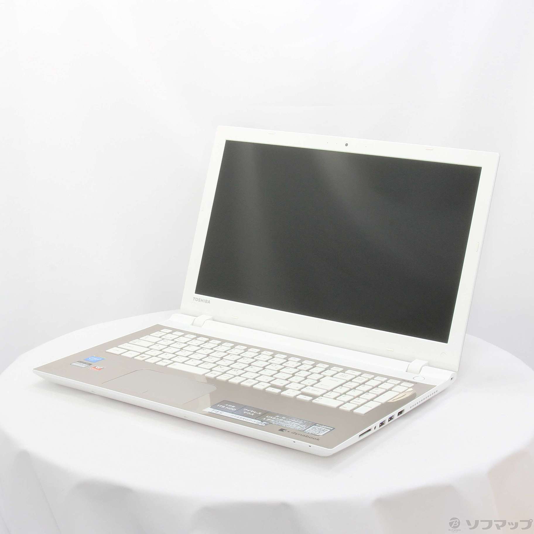 中古】dynabook T45／RG PT45RGP-SHA サテンゴールド [2133031222511