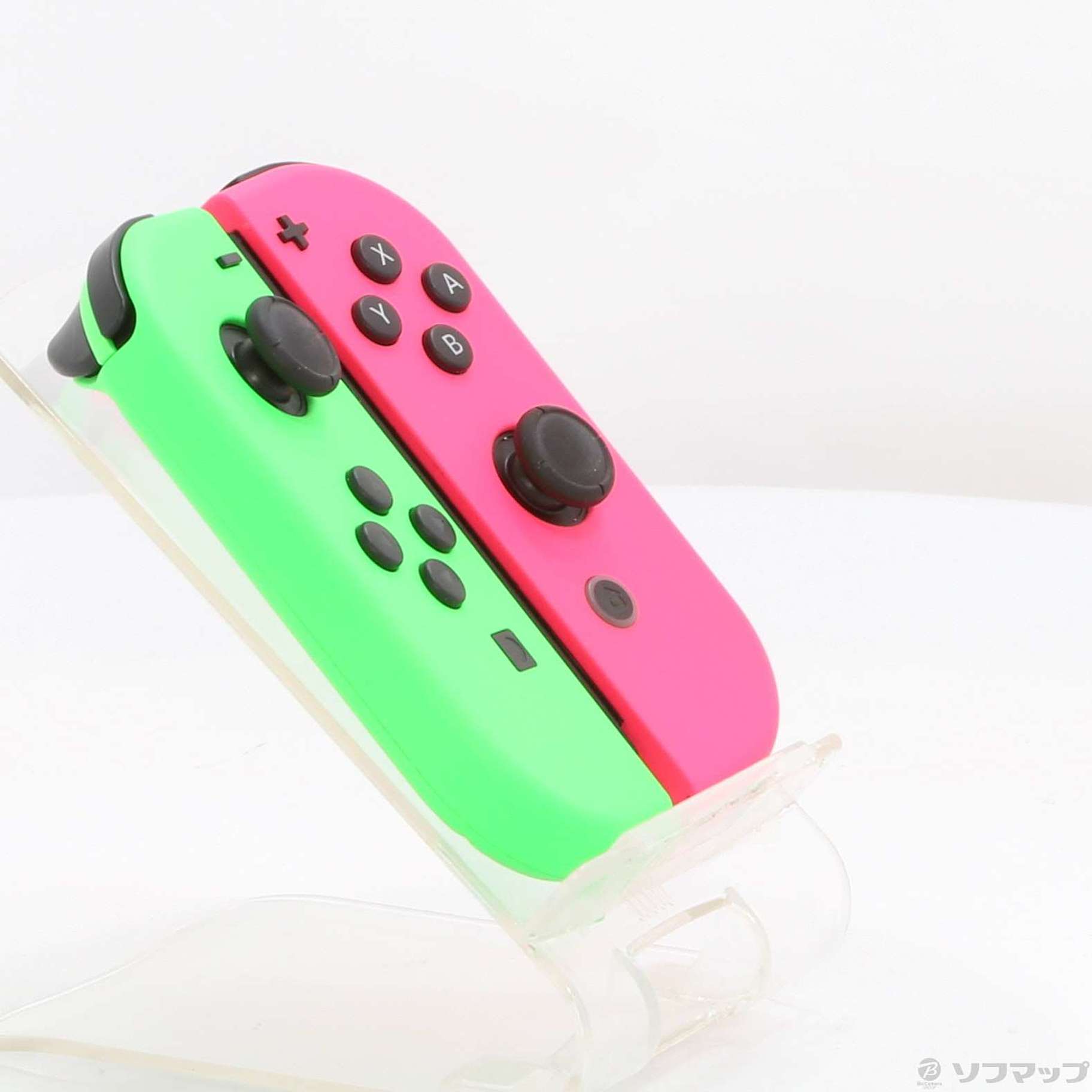 中古】JOY-CON (L) ネオングリーン／ (R) ネオンピンク 【Switch