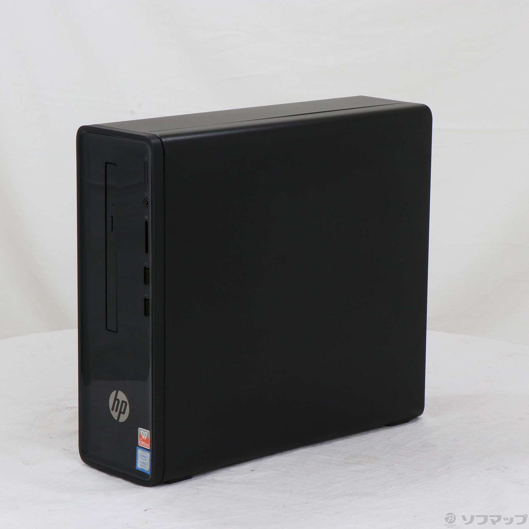 〔展示品〕 HP Slim Desktop 290-p0108jp 6DW23AA-AABY ダークブラック 〔Windows 10〕