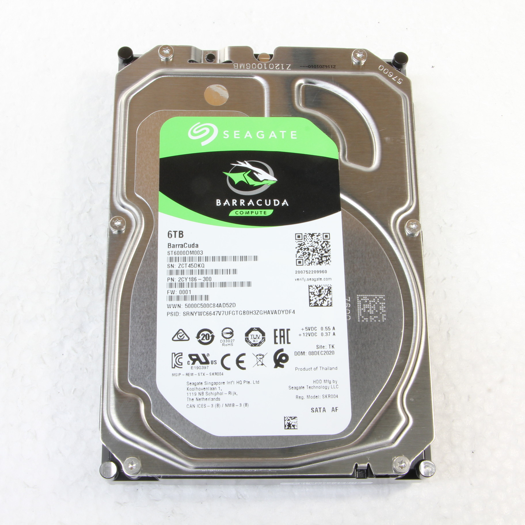 Seagate 6TB HDD ST6000DM003-2CY186 - PCパーツ