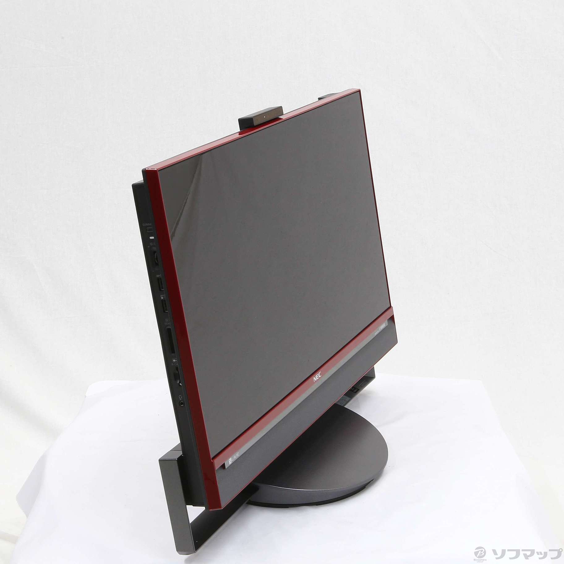 中古】LAVIE Desk All-in-one PC-DA770CAR クランベリーレッド 〔NEC