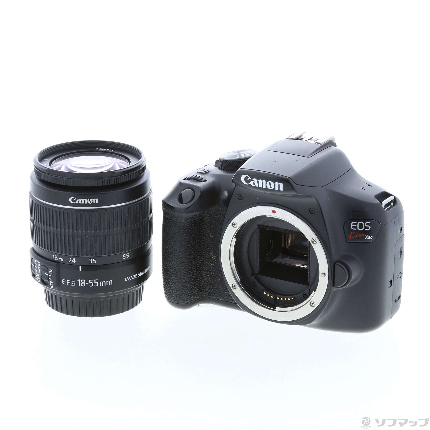 ブリヤンテス・レッド Canon EOS Kiss X80 レンズキット EF-S18-55mm