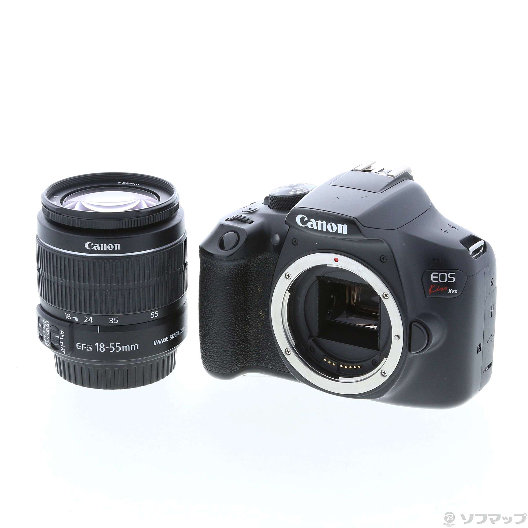 中古】EOS Kiss X80 EF-S18-55 IS II レンズキット [2133031319372 ...