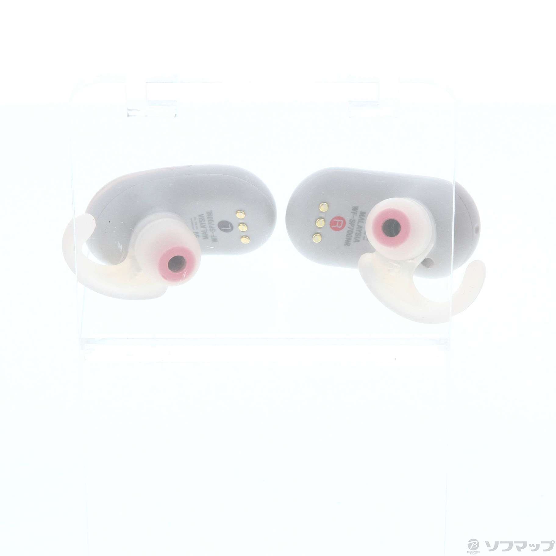 WF-SP700N (P) [ピンク]　美品 中古SONY WF-SP700N ワイヤレスイヤホン 充電ケース付き セール対象