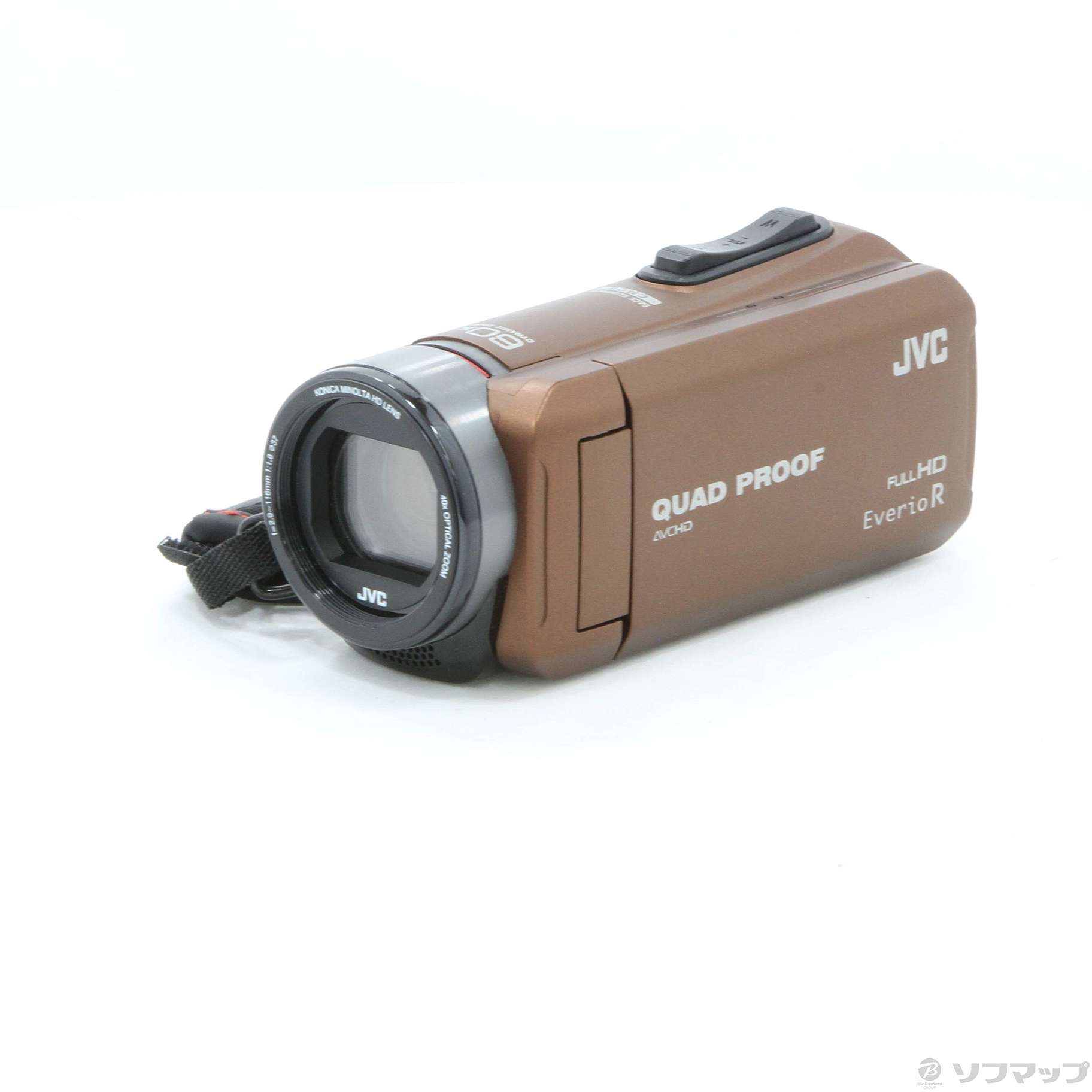 非常に良い JVC KENWOOD ビデオカメラ EVERIO 防水 防塵 内蔵メモリー32GB ブラウン GZ-R300-T 最大66％オフ！
