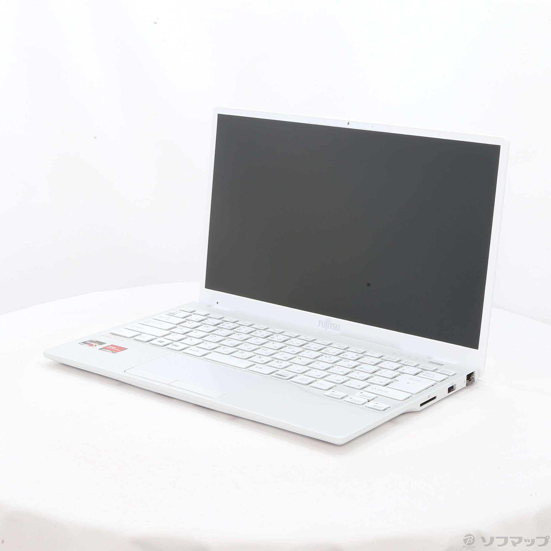 中古】〔展示品〕 LIFEBOOK UH75／E3 FMVU75E3WB シルバーホワイト 〔Windows 10〕 [2133031372698]  - リコレ！|ビックカメラグループ ソフマップの中古通販サイト