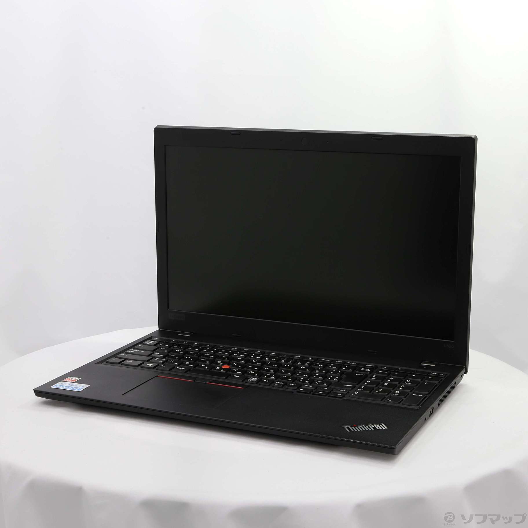 ジャンク美品Lenovo L590 中古】ThinkPad L590 20Q7S02D00 ブラック 〔Windows 10