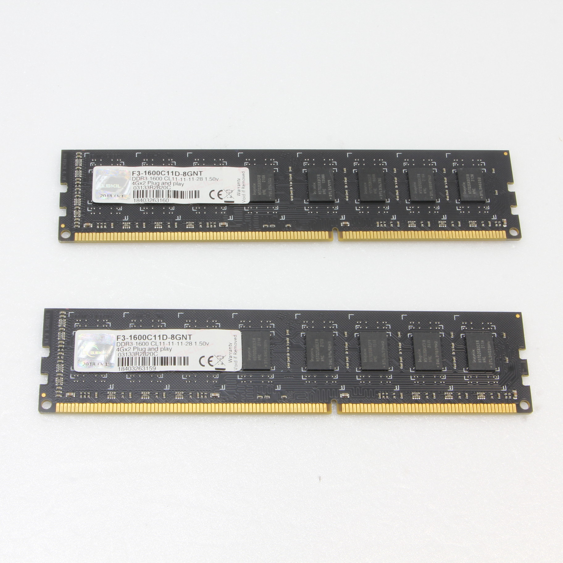 中古】240P DDR3 PC3-12800 DDR3-1600 8GB 4GB×2枚組 [2133031404368