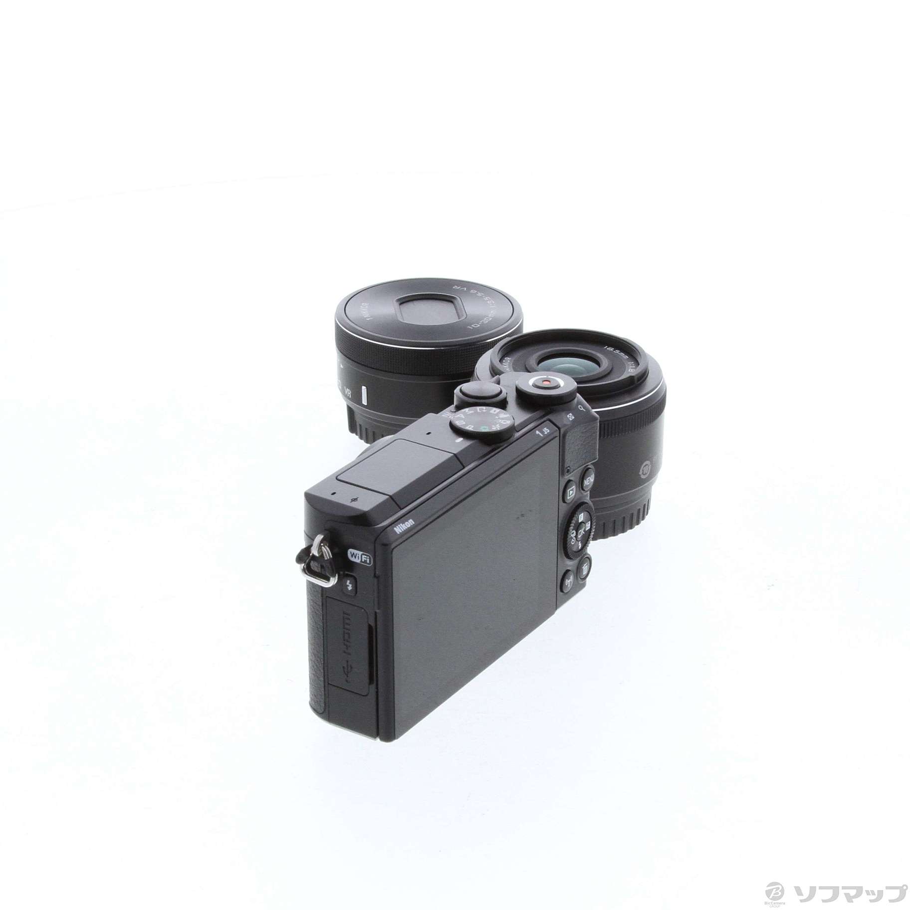 中古】Nikon 1 J5 ダブルレンズキット ブラック [2133031446467