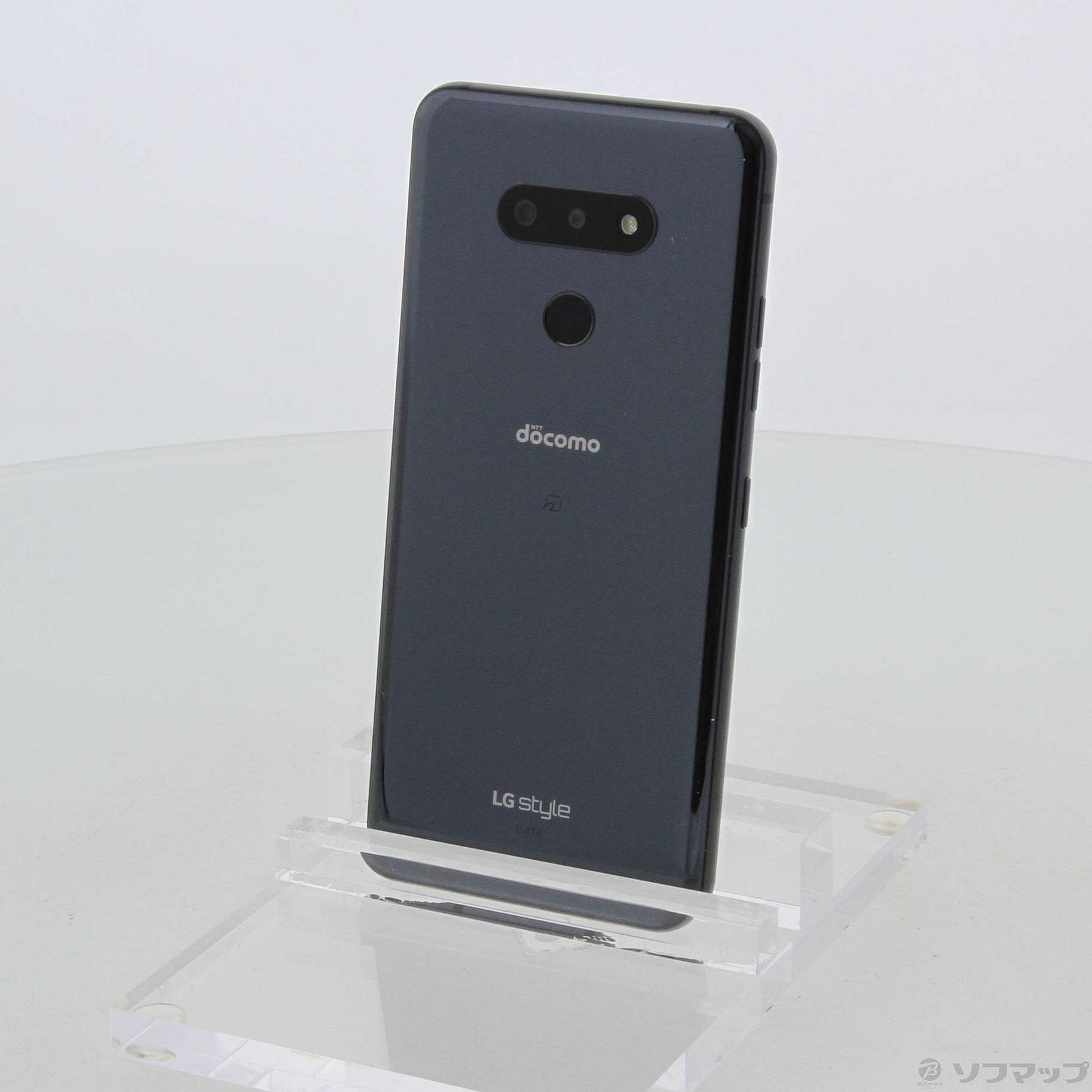 中古】LG style3 64GB ミラーブラック L-41A docomoロック解除SIM
