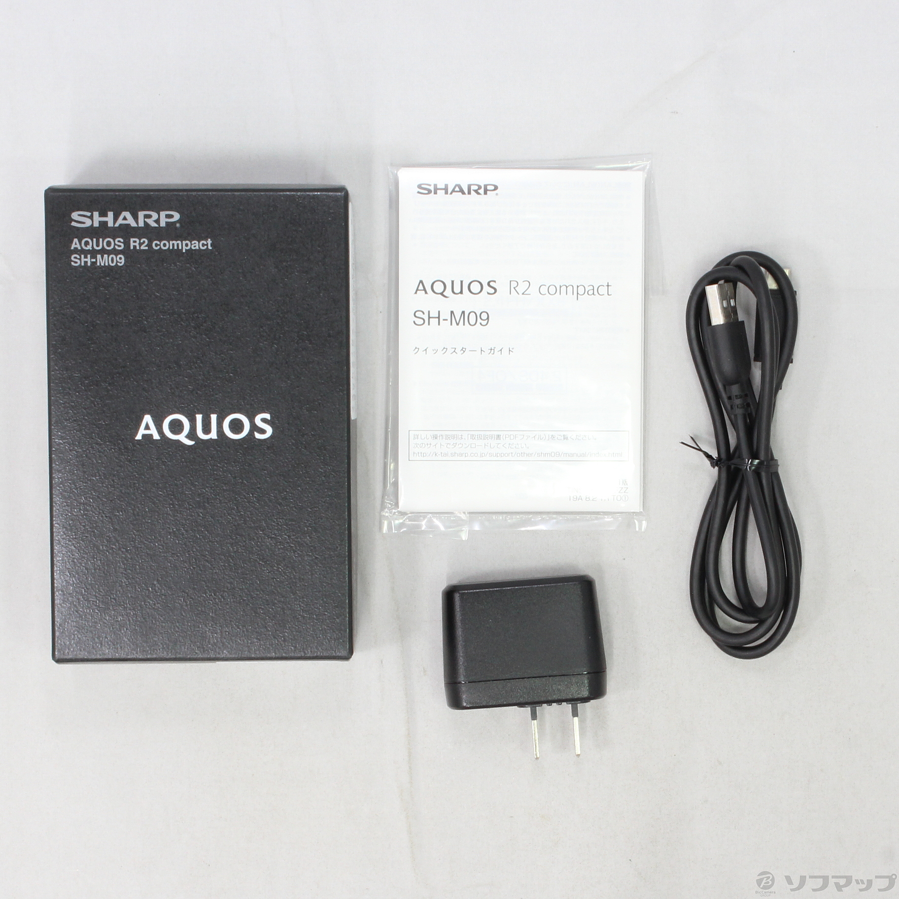AQUOS R2 compact 64GB ピュアブラック SH-M09 SIMフリー ◇08/03(火)値下げ！