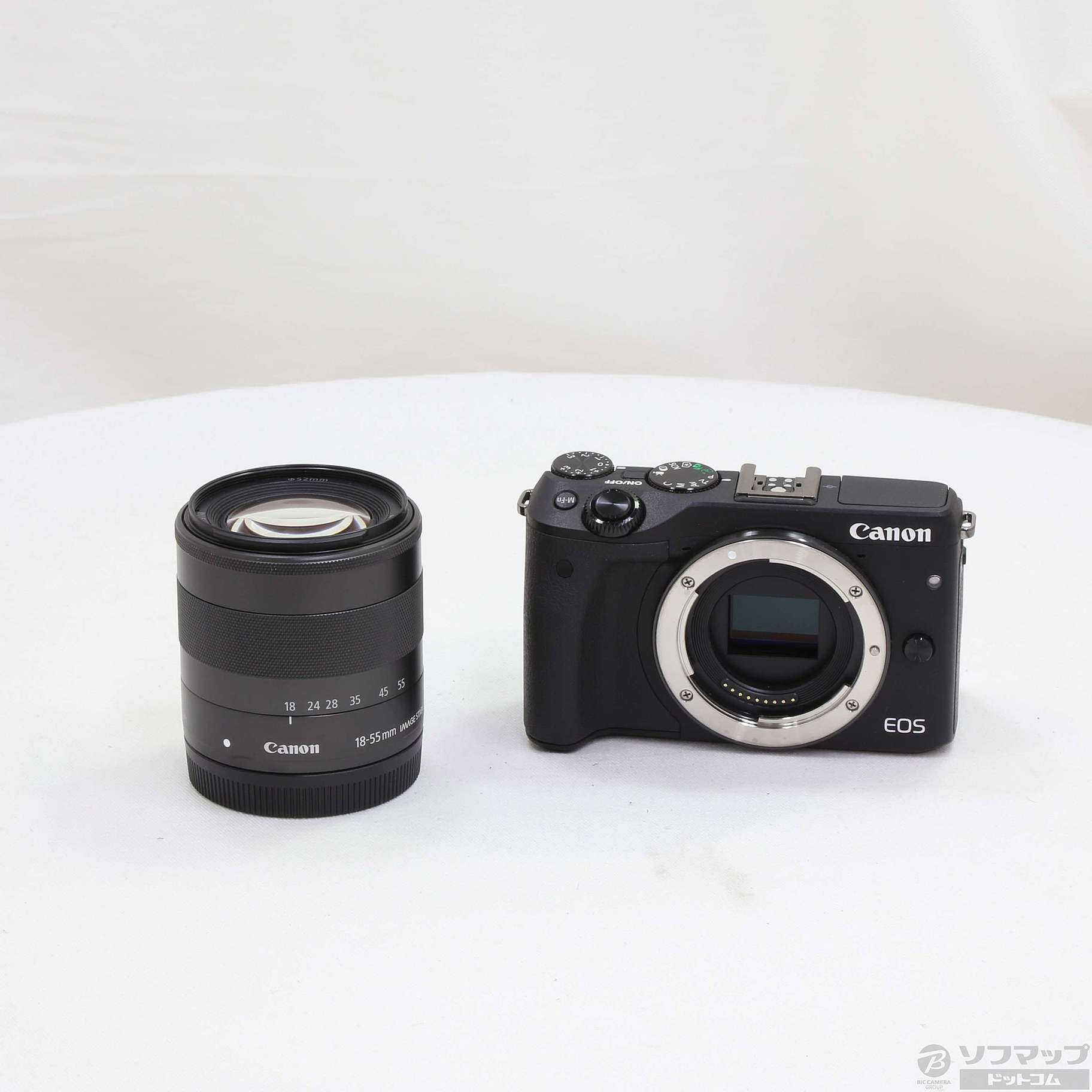 中古】EOS M3 EF-M 18-55 IS STM レンズキット BK (ブラック ...