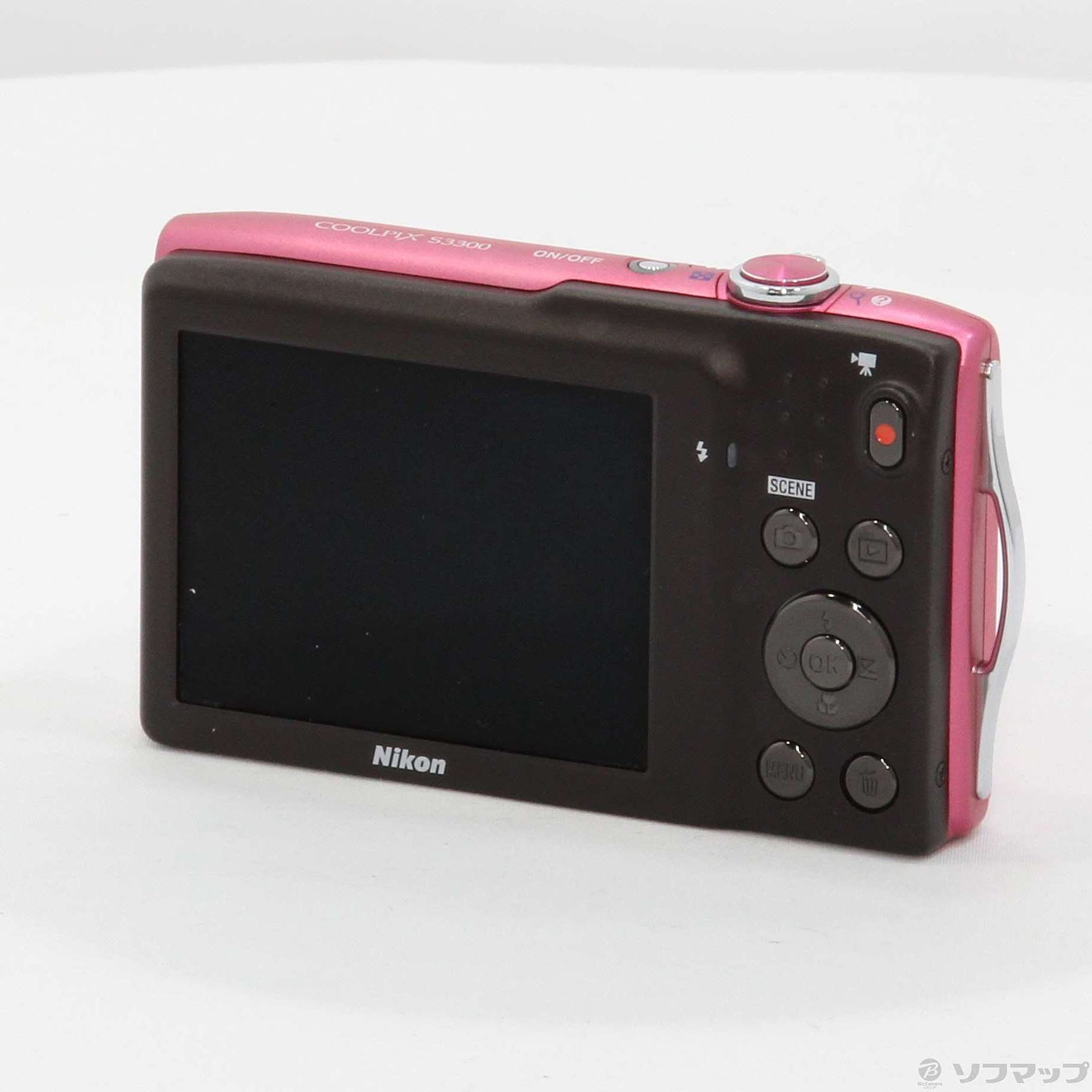 中古】COOLPIX S3300 PK (1600万画素／6倍／ストロベリーピンク