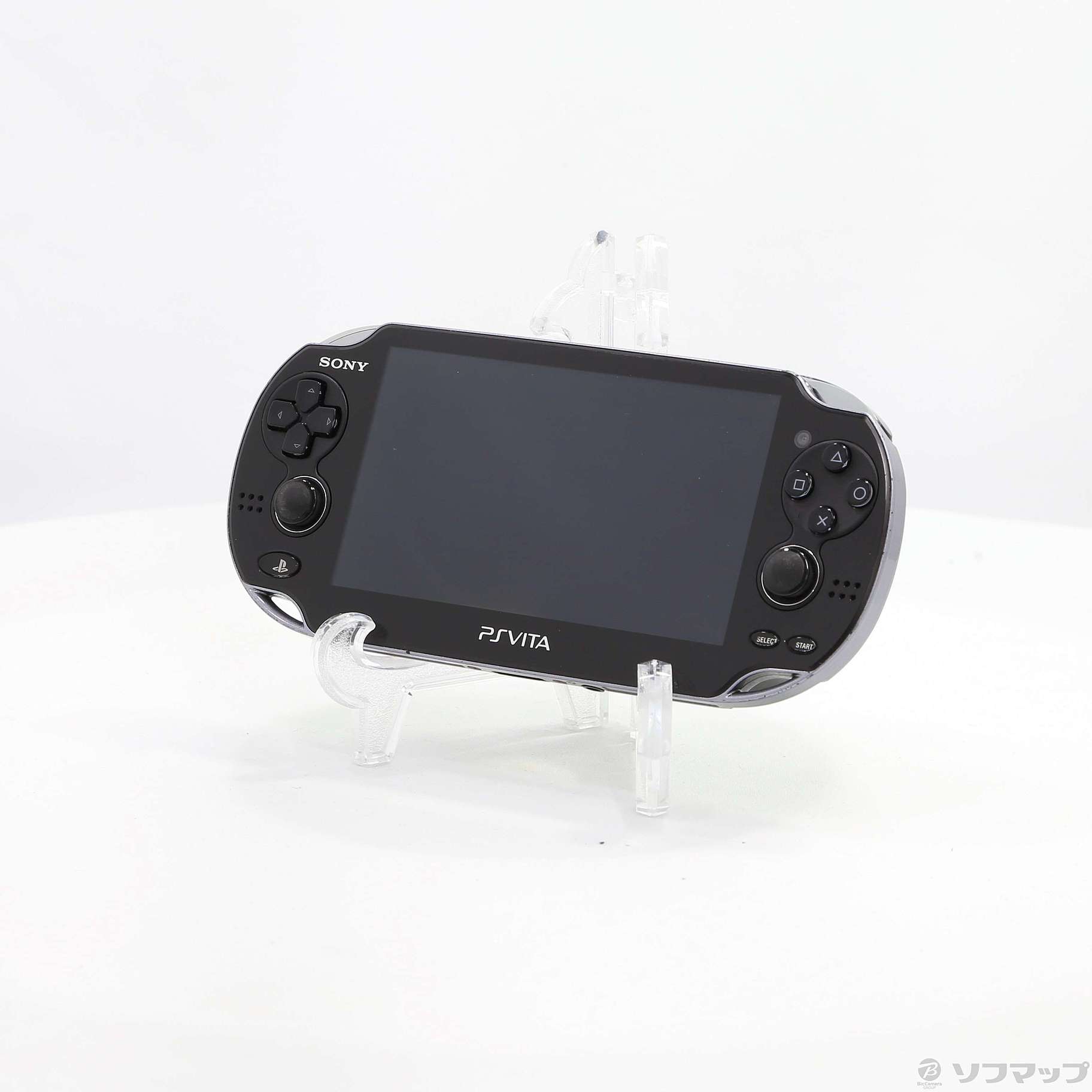 中古】PlayStation Vita 3G／WI-FIモデル クリスタルブラックPCH-1100 ...