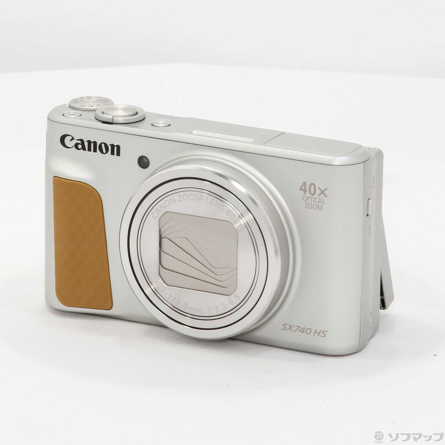 Canon デジタルカメラ PowerShot SX740 HS シルバー-