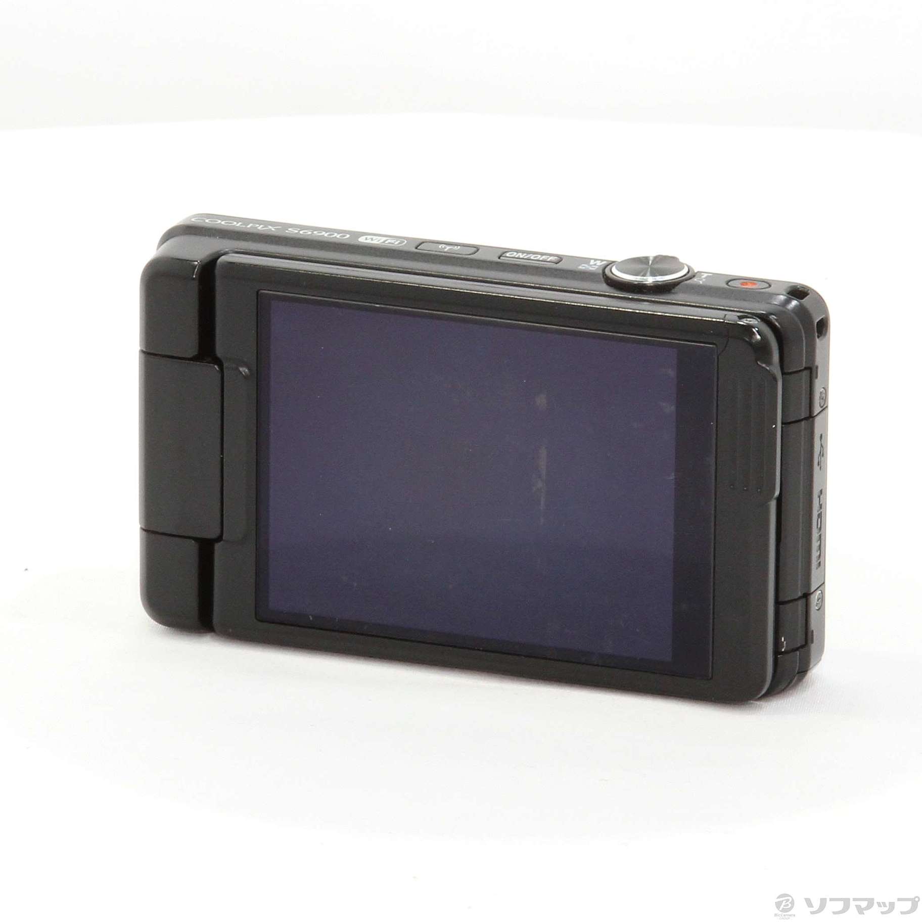 中古】COOLPIX S6900 BK (1602万画素／12倍／リッチブラック／SDXC