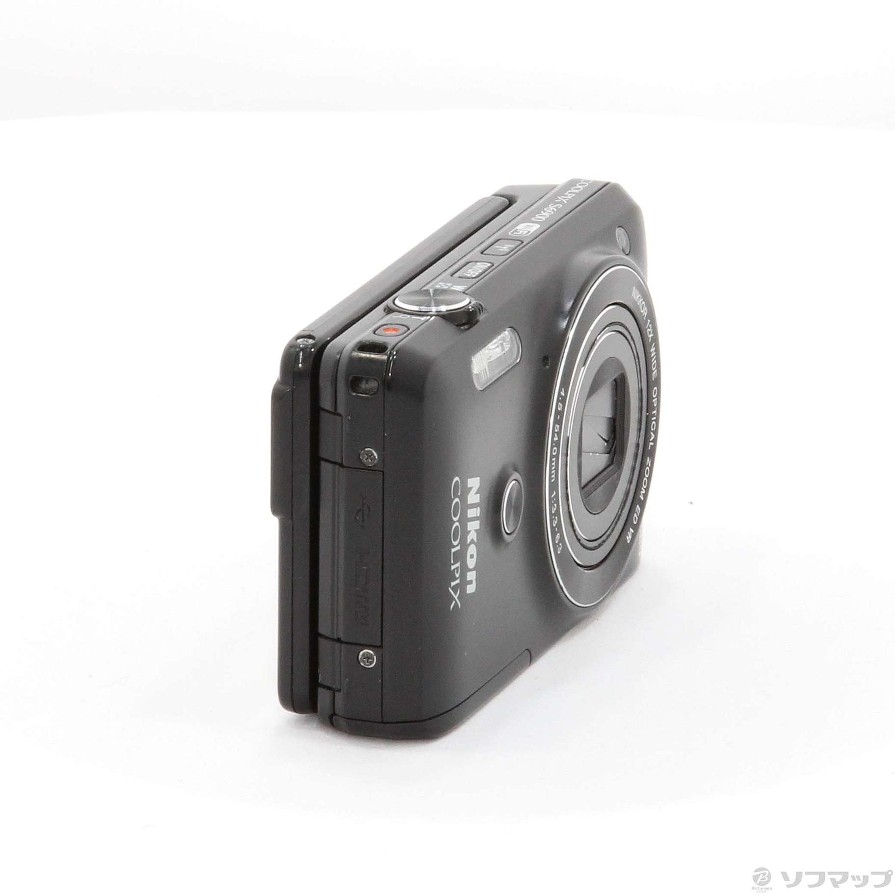 中古】COOLPIX S6900 BK (1602万画素／12倍／リッチブラック／SDXC