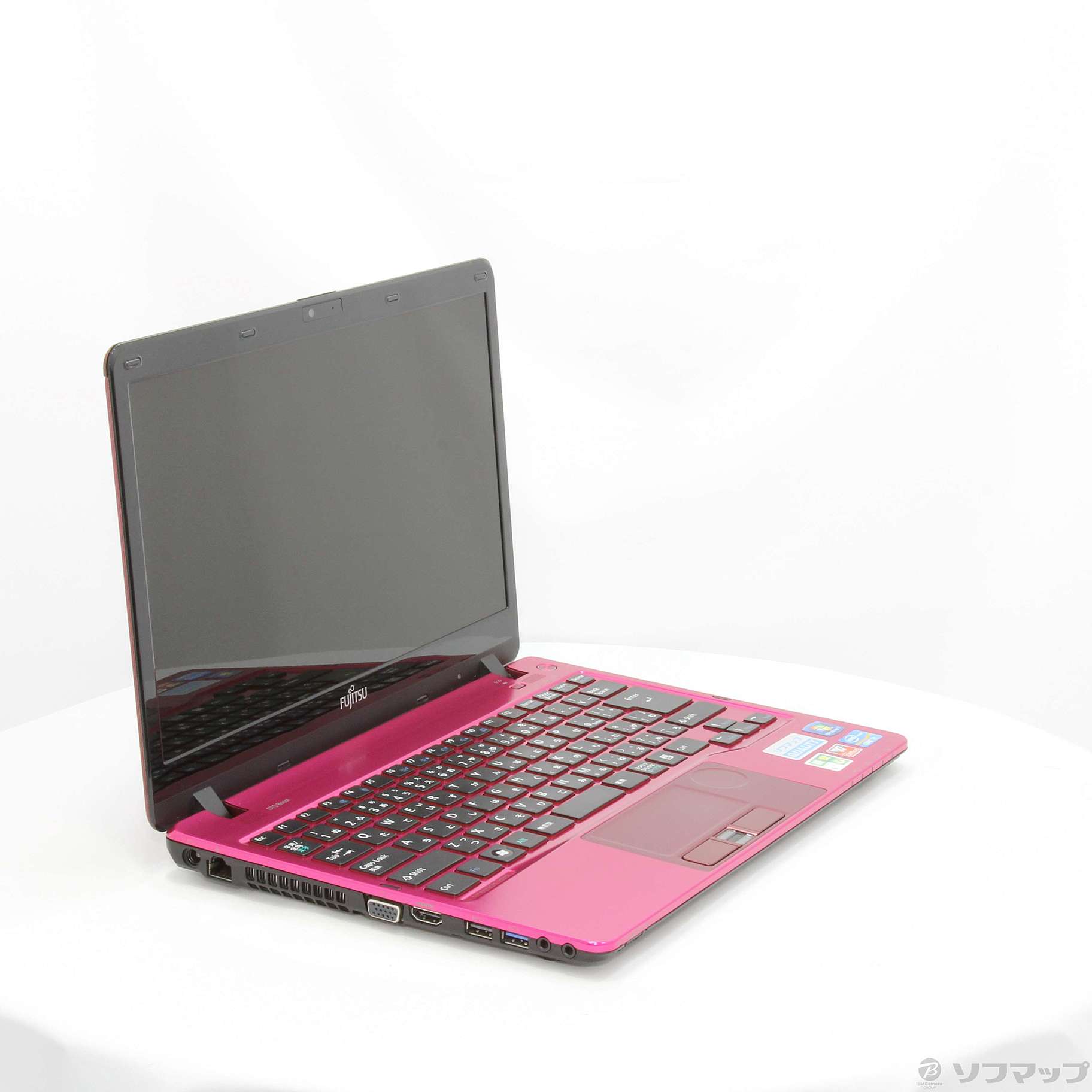 中古】格安安心パソコン LIFEBOOK SH54／G FMVS54GMG マゼンタ 