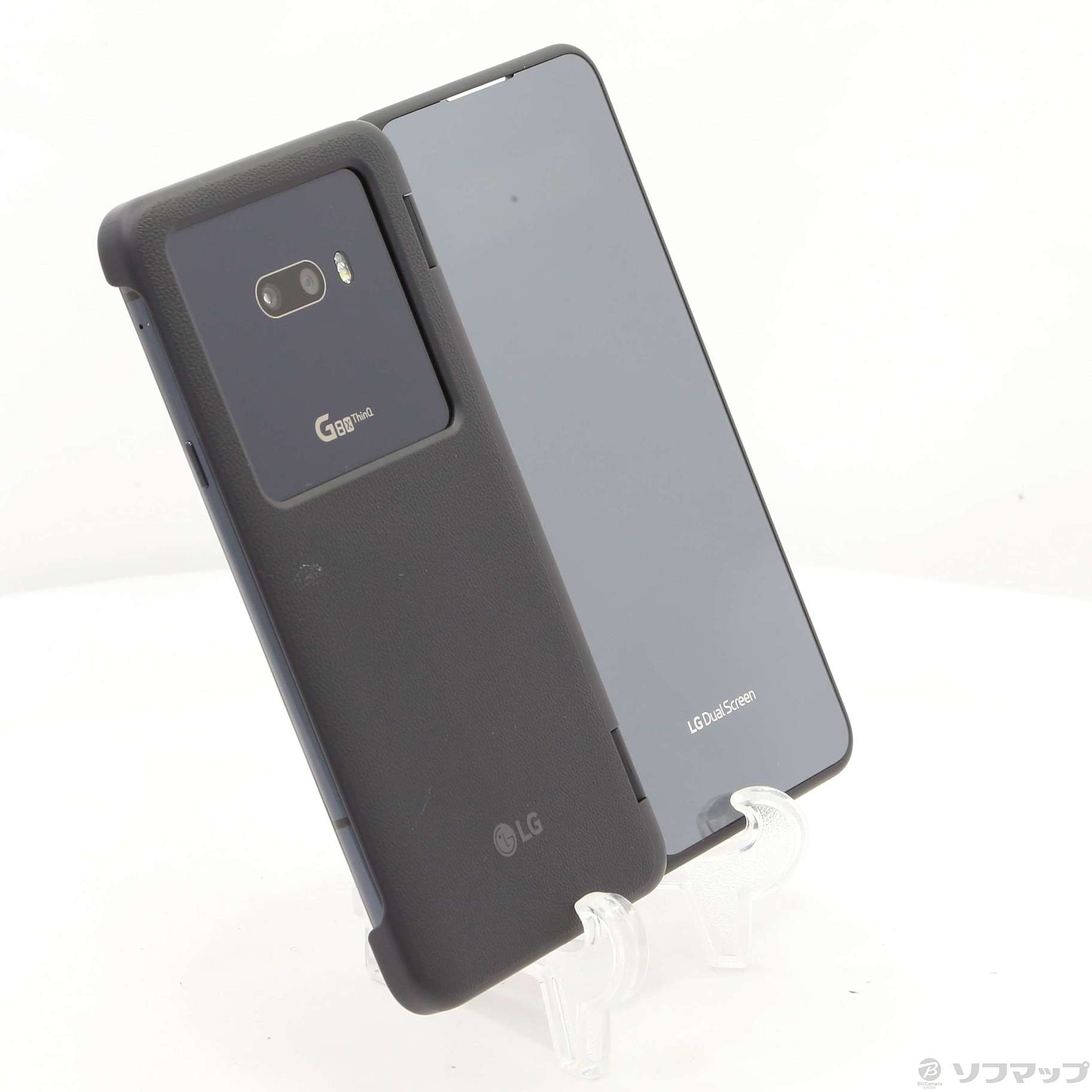 中古】LG G8X ThinQ 64GB オーロラブラック 901LG SoftBank